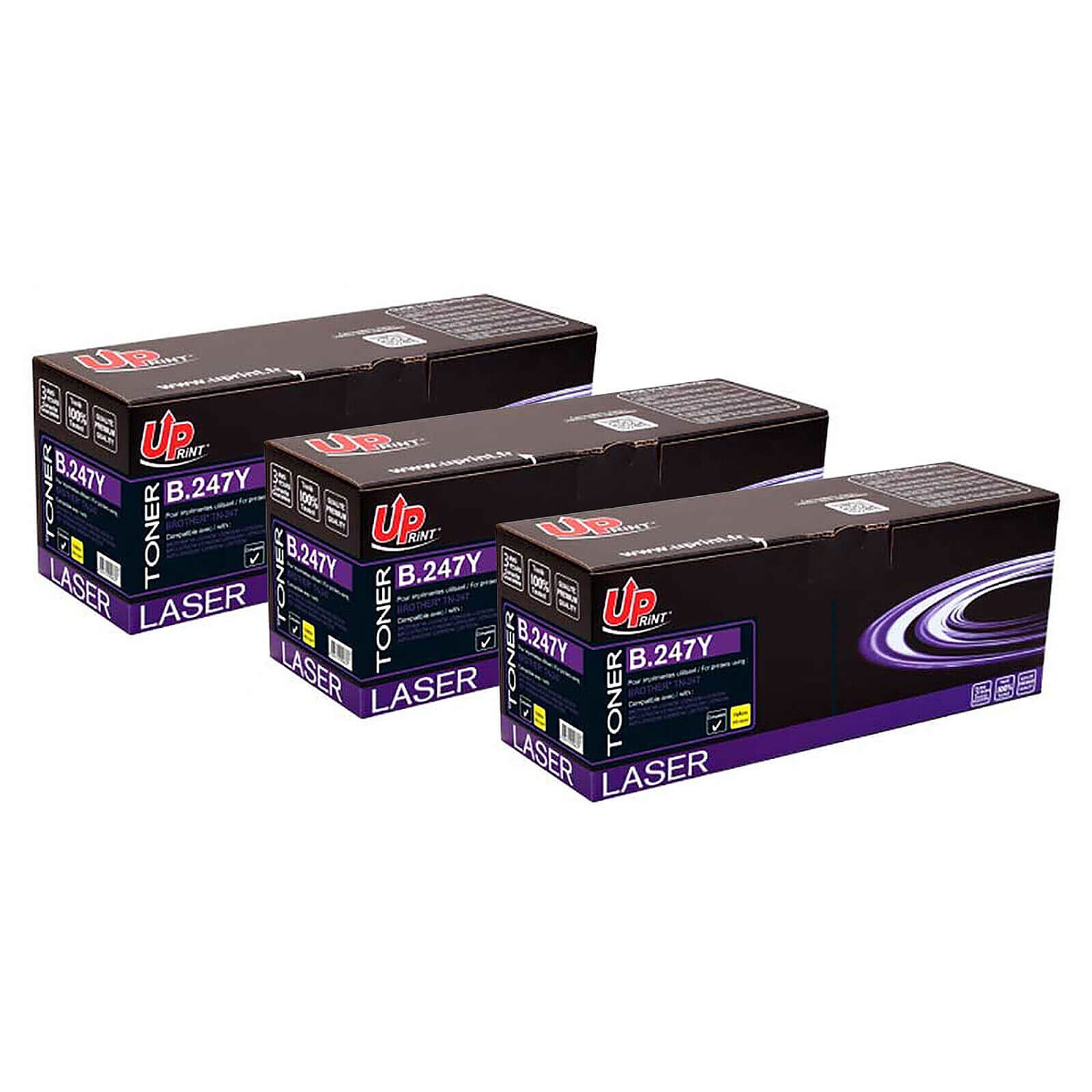 Toner UPrint B.247Y Multipack - Jaune - Autre vue