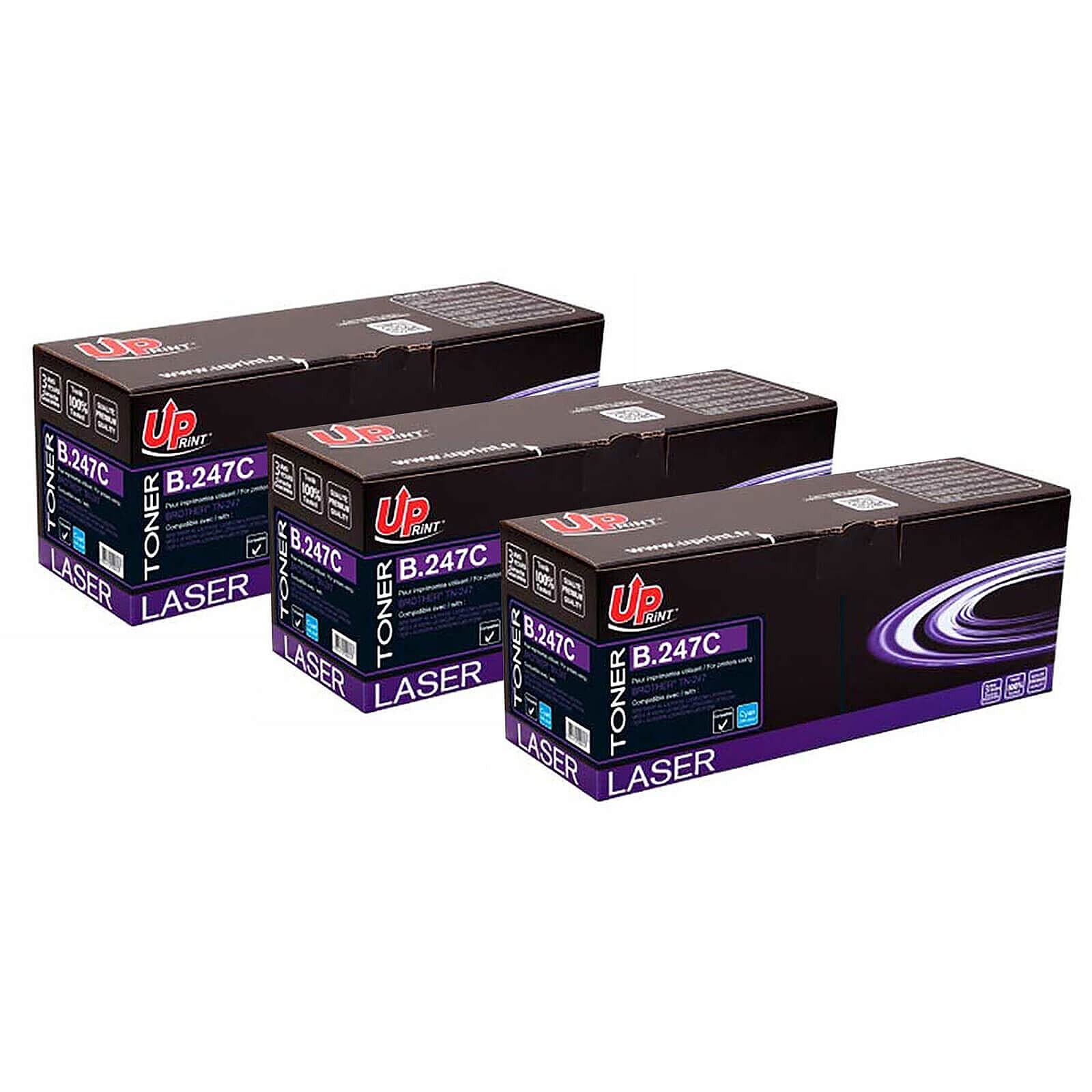 Toner UPrint B.247C Multipack - Cyan - Autre vue