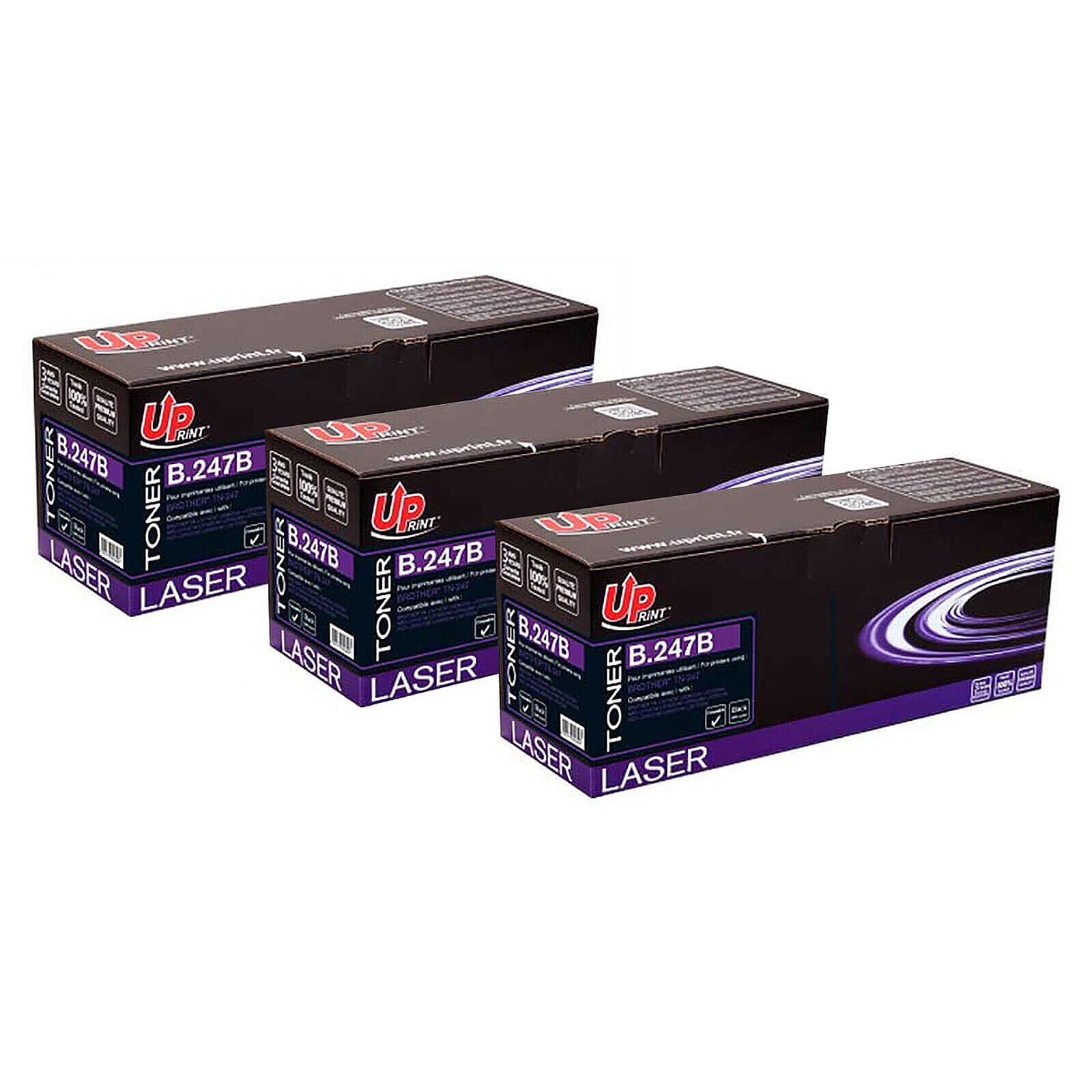 Toner UPrint B.247BK Multipack - Noir - Autre vue