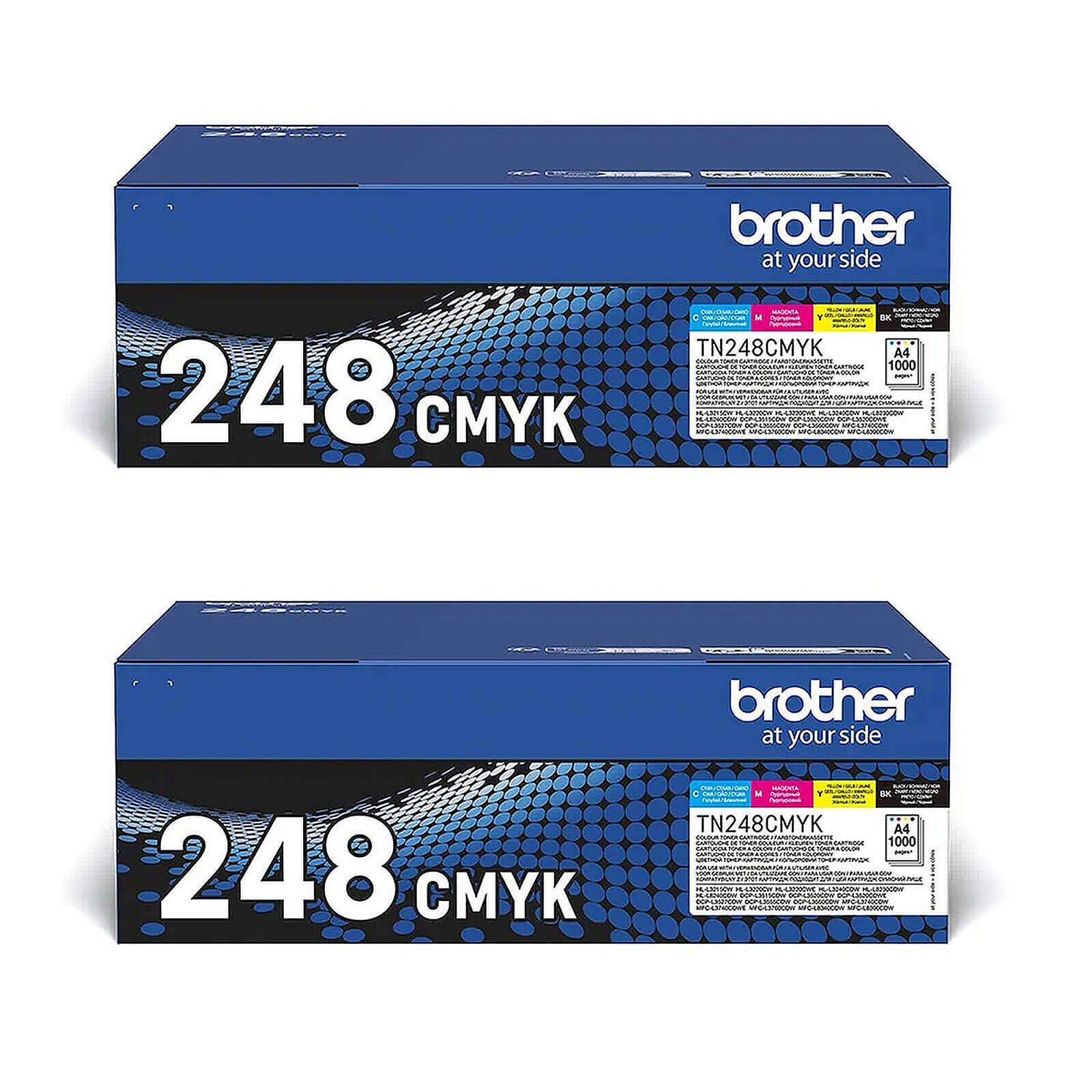 Toner Brother TN-248 CMYK x2 - Autre vue