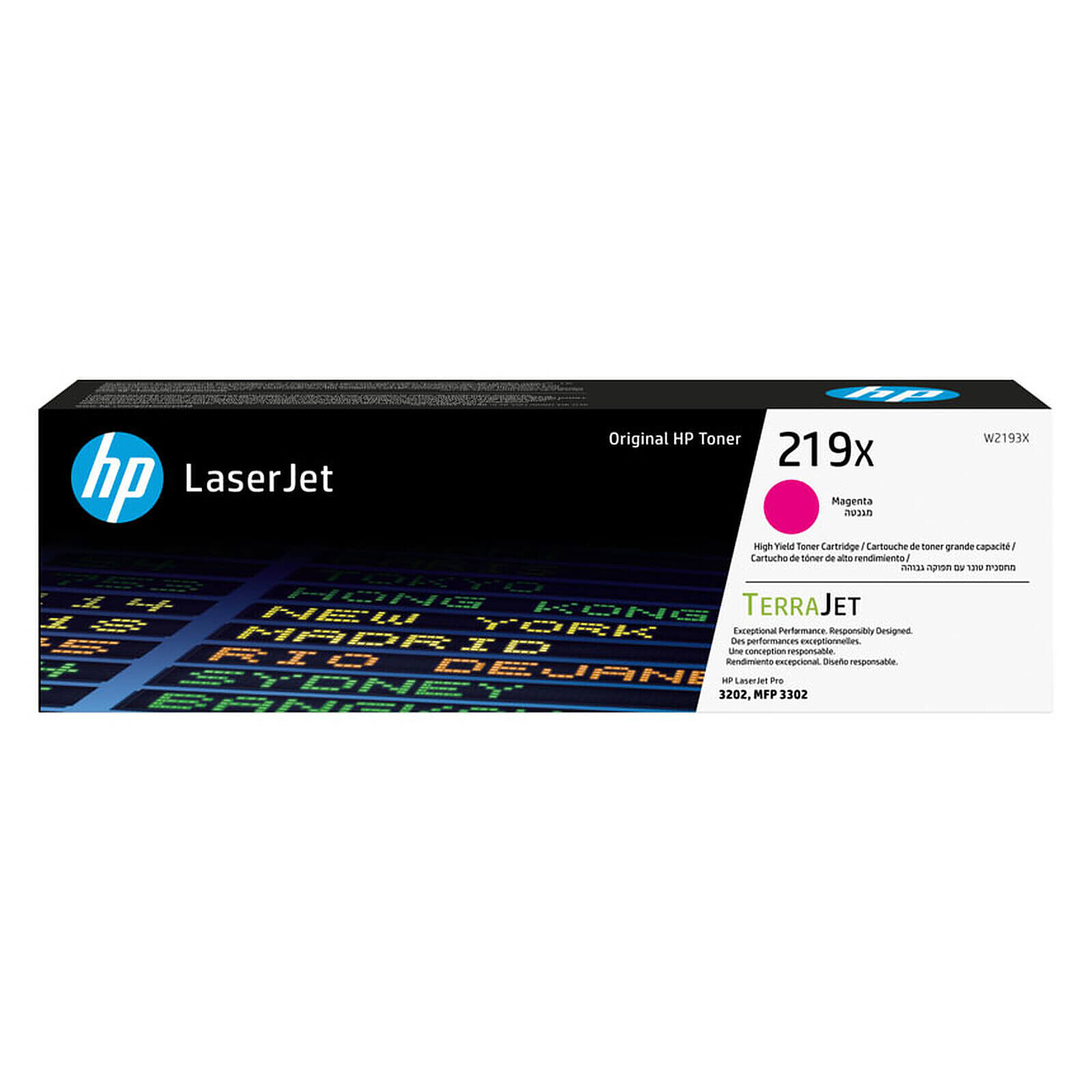 Toner HP 219X (W2193X) - Magenta - Autre vue