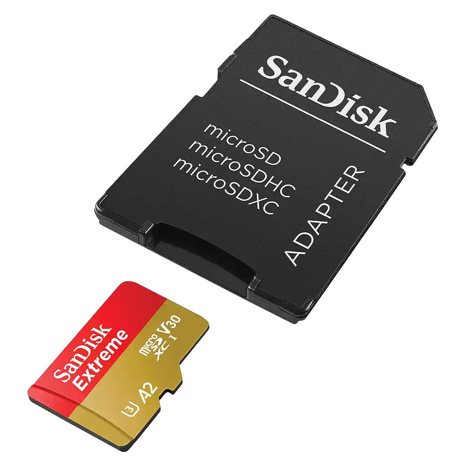 Carte micro SD SanDisk Extreme microSDXC UHS-I U3 1 To + Adaptateur SD - Autre vue