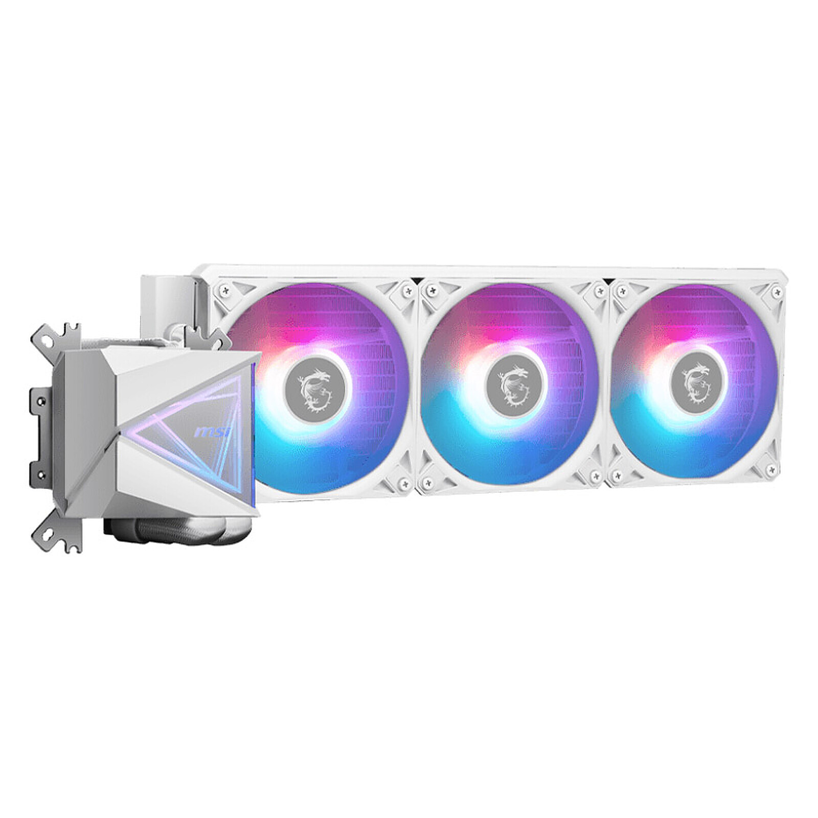 Watercooling AIO MSI MAG CORELIQUID I360 - Blanc - Autre vue
