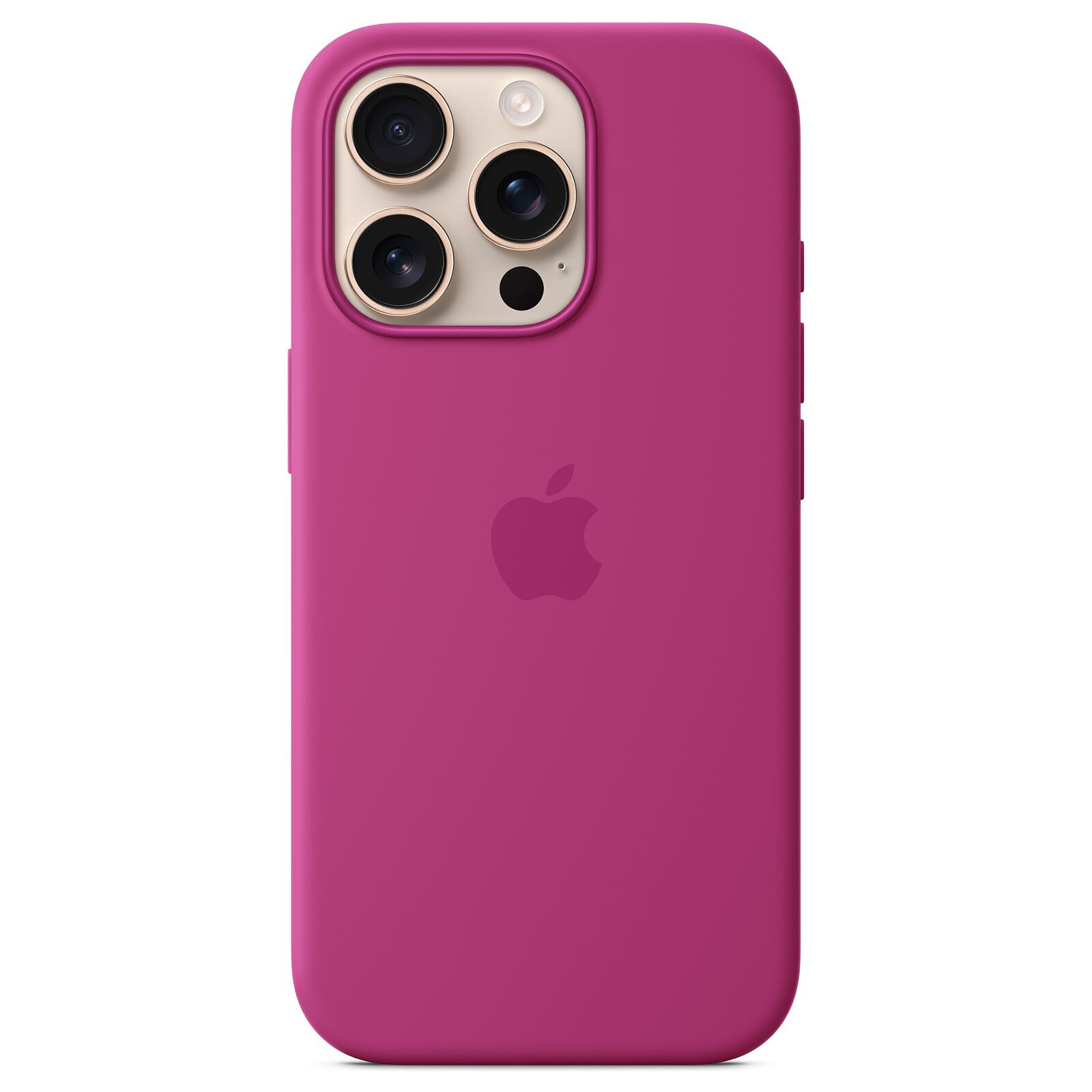 Coque et housse Apple Coque en silicone avec MagSafe Fuchsia - iPhone 16 Pro Max  - Autre vue