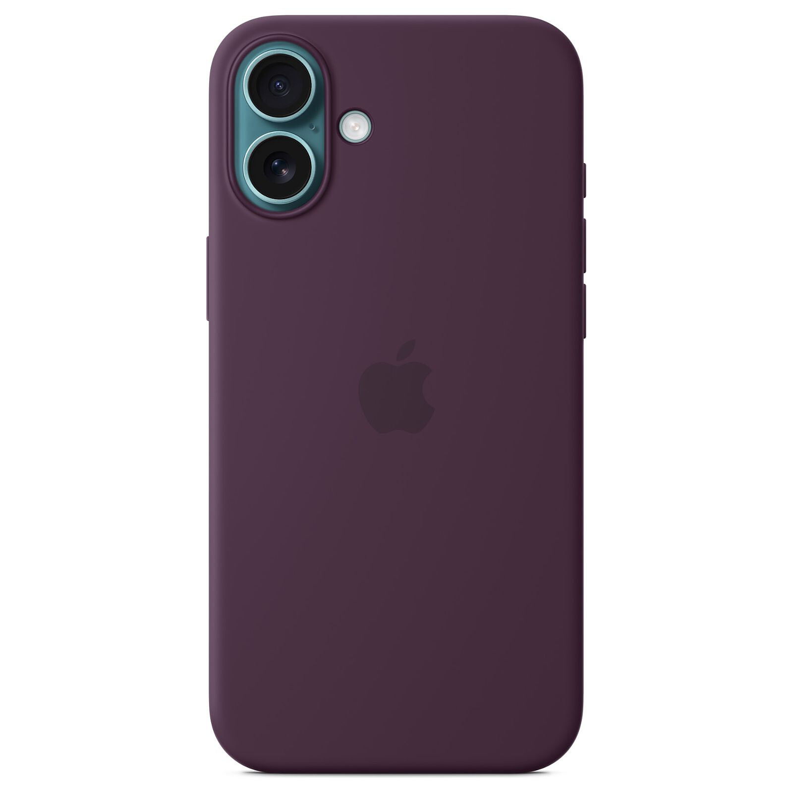 Coque et housse Apple Coque en silicone avec MagSafe Prune  - iPhone 16 Plus - Autre vue