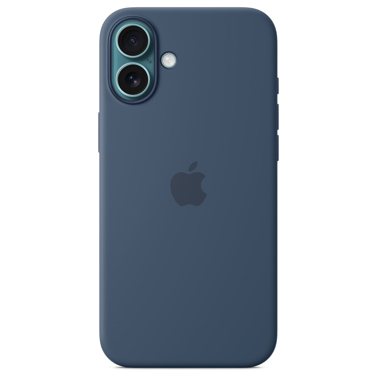 Coque et housse Apple Coque en silicone avec MagSafe Denim - iPhone 16 Plus  - Autre vue