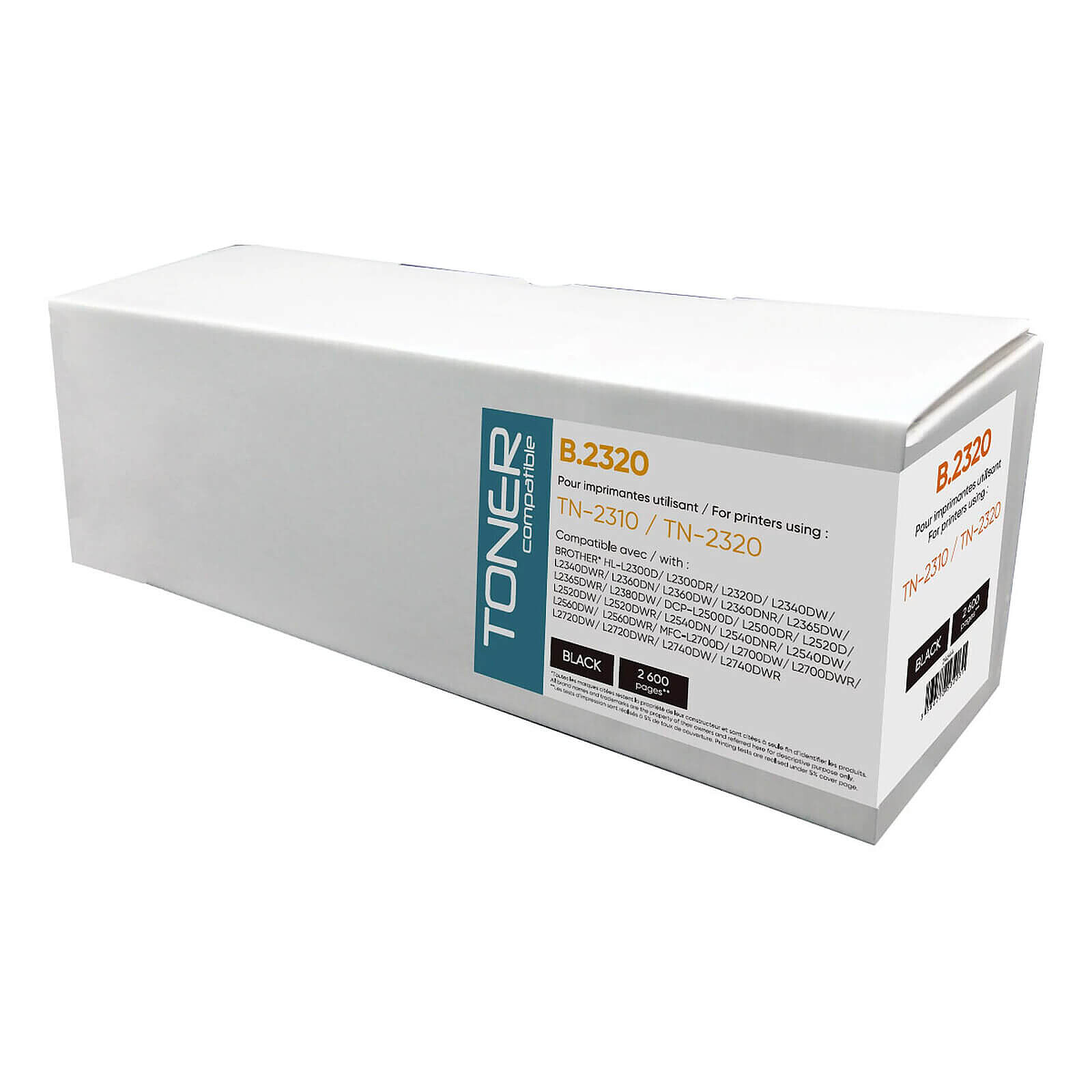 Toner Toner B.2320 - Noir - Autre vue