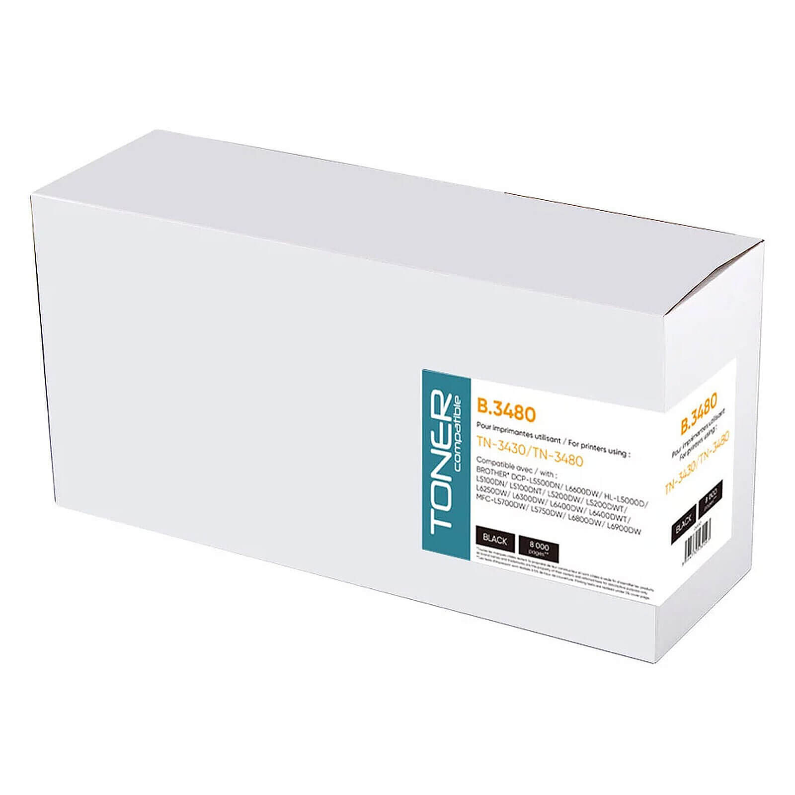 Toner Toner B.3480 - Noir - Autre vue