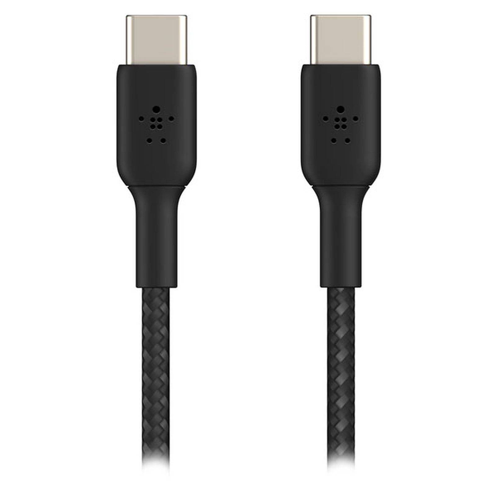 Câble USB Belkin Câble USB-C vers USB-C renforcé 60 W (noir) - 2 m - Autre vue
