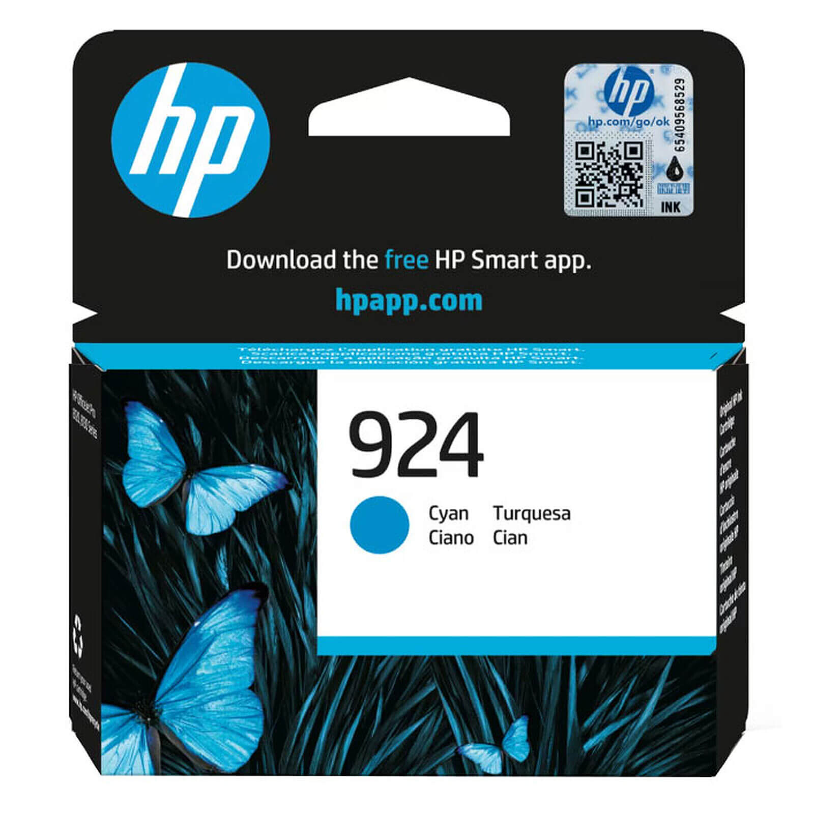 Cartouche d'encre HP 924 (4K0U3NE) - Cyan - Autre vue