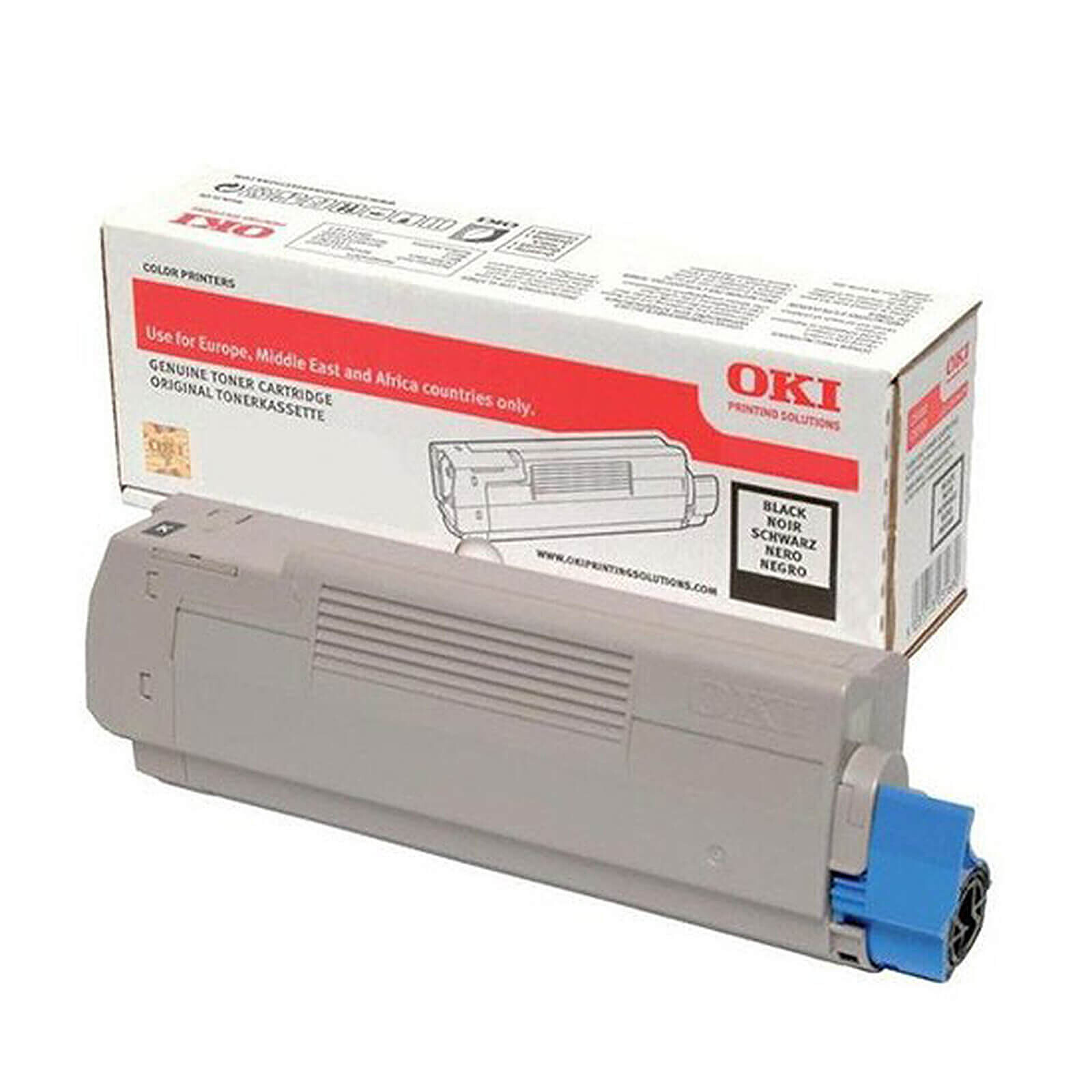 Toner Oki 46508716 - Noir - Autre vue