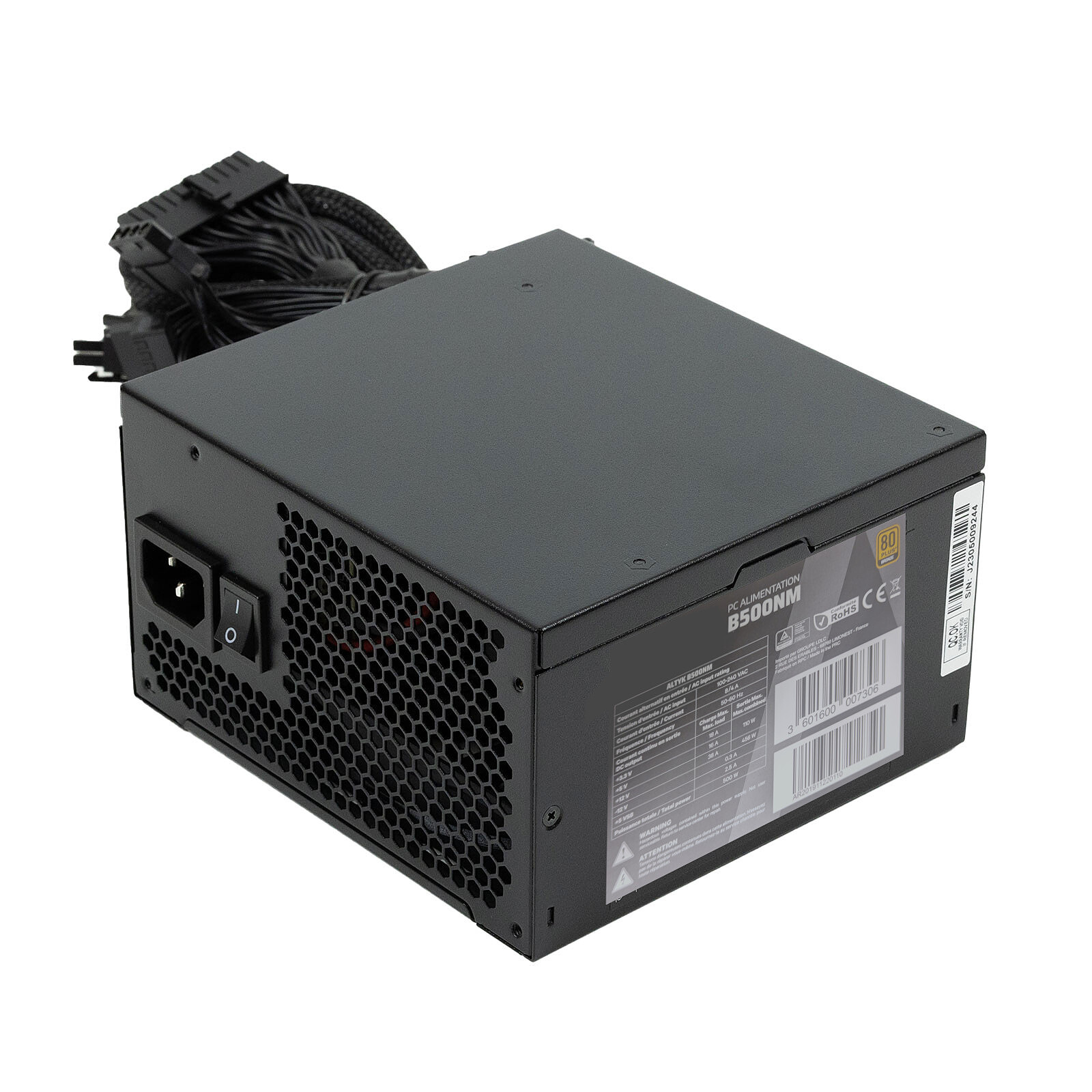 Alimentation PC B500NM - Autre vue
