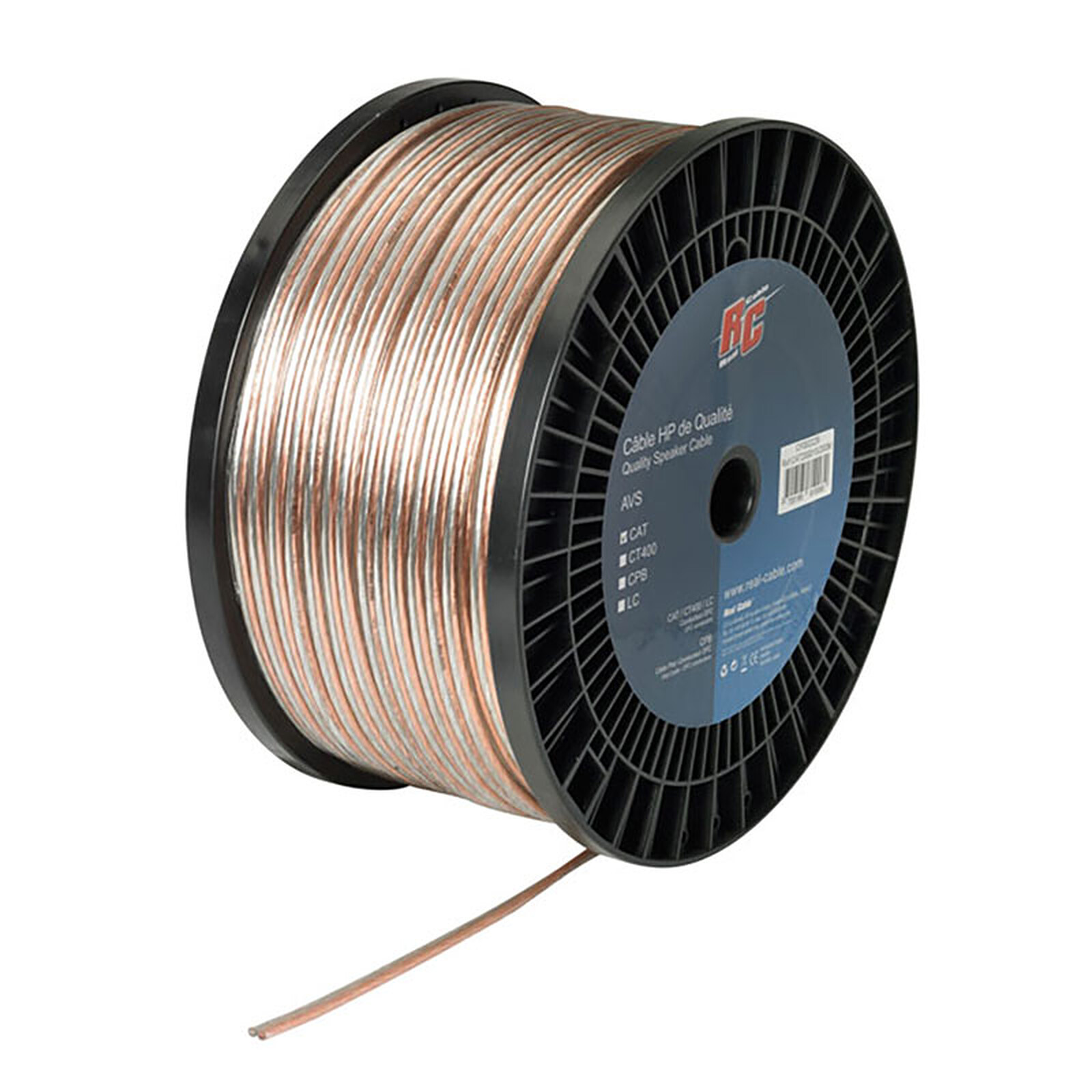 Câble d'enceintes Real Cable CAT075020/10M - Autre vue