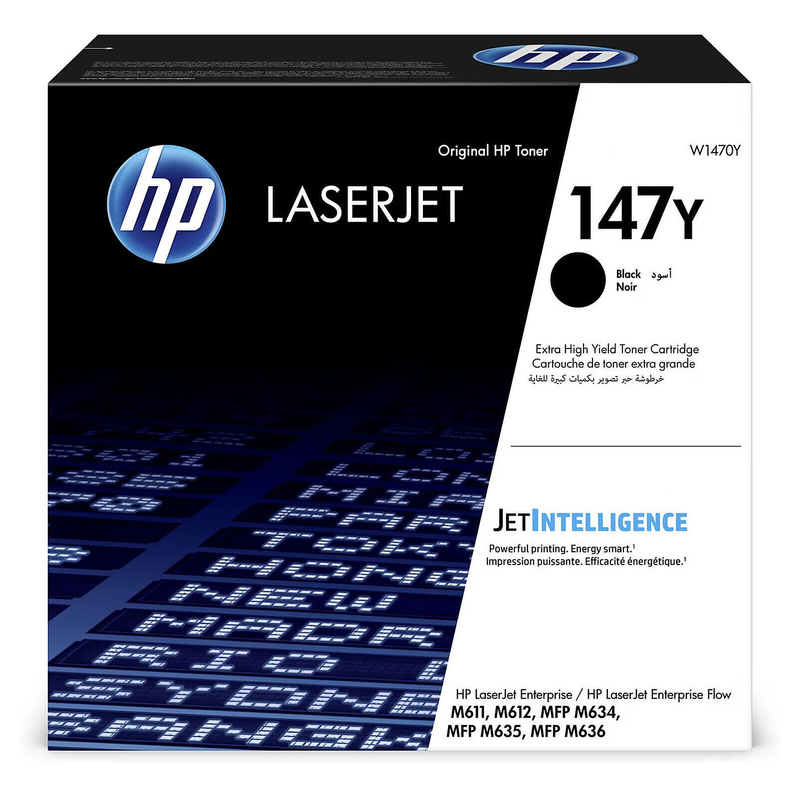 Toner HP 147Y (W1470Y) - Noir - Autre vue