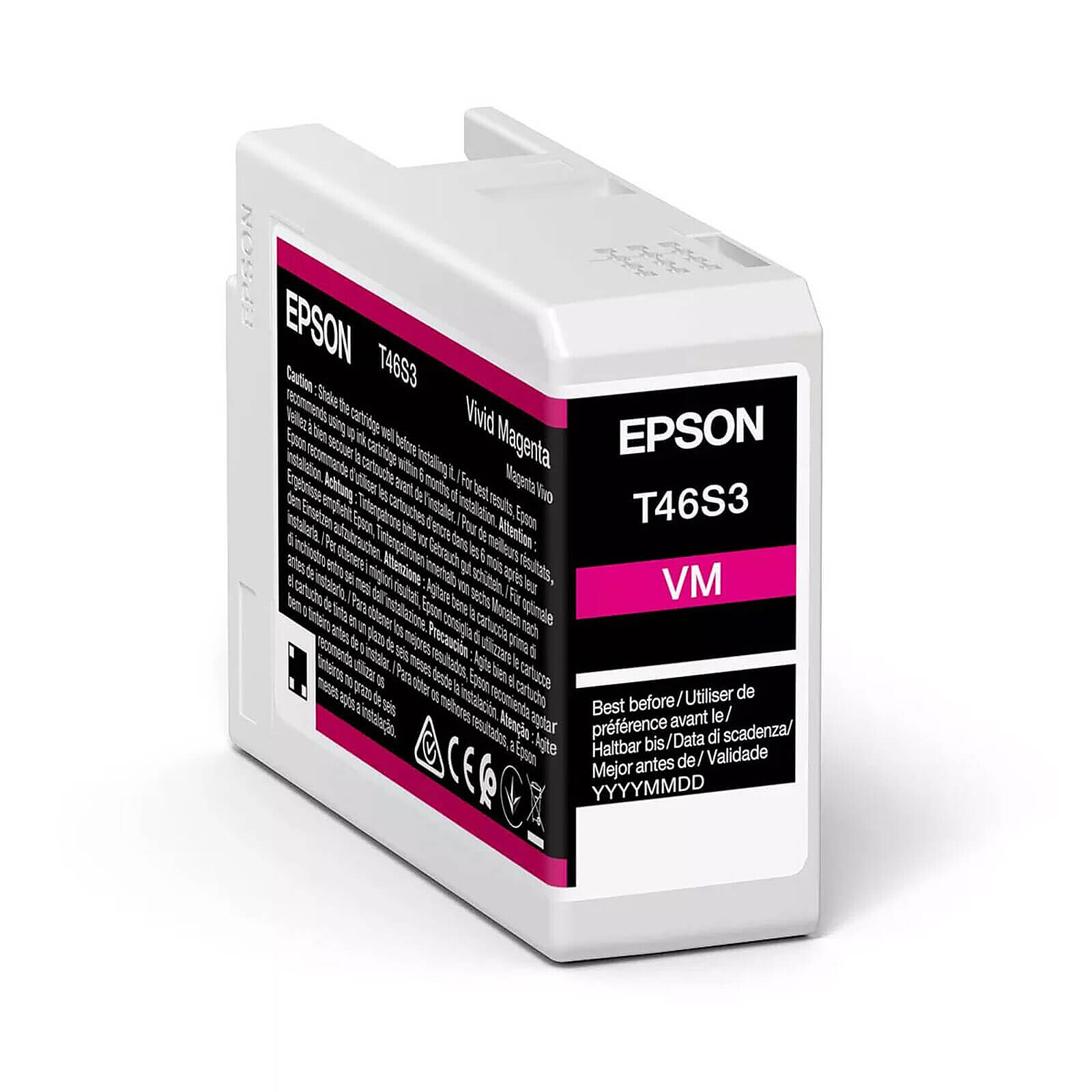 Cartouche d'encre Epson Singlepack Vivid T46S4 UltraChrome Pro 10 ink - Magenta - Autre vue