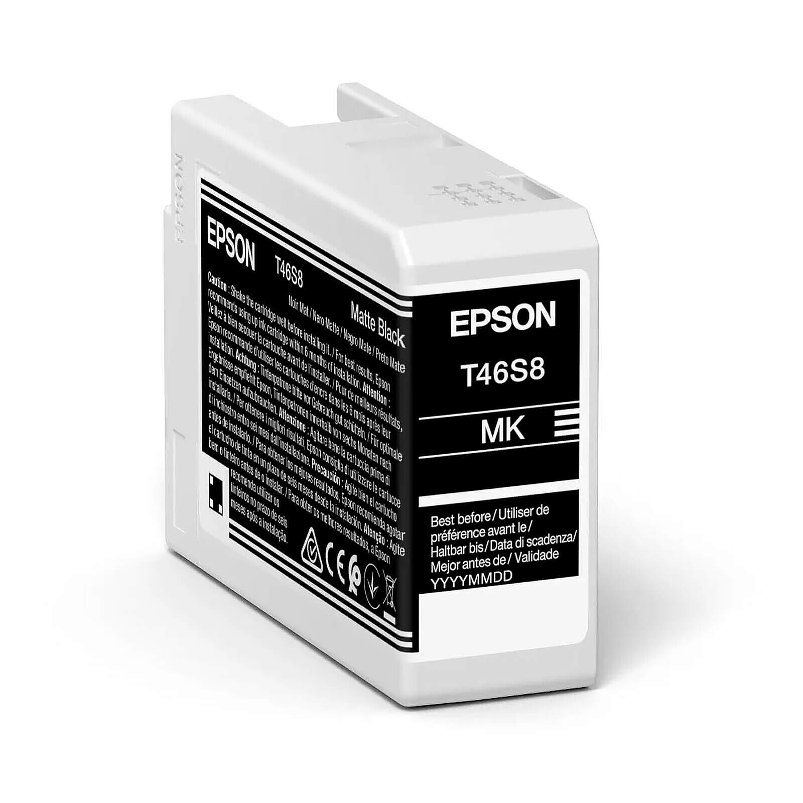 Cartouche d'encre Epson Singlepack Photo Matte Black T46S8 UltraChrome Pro 10 ink - Noir - Autre vue