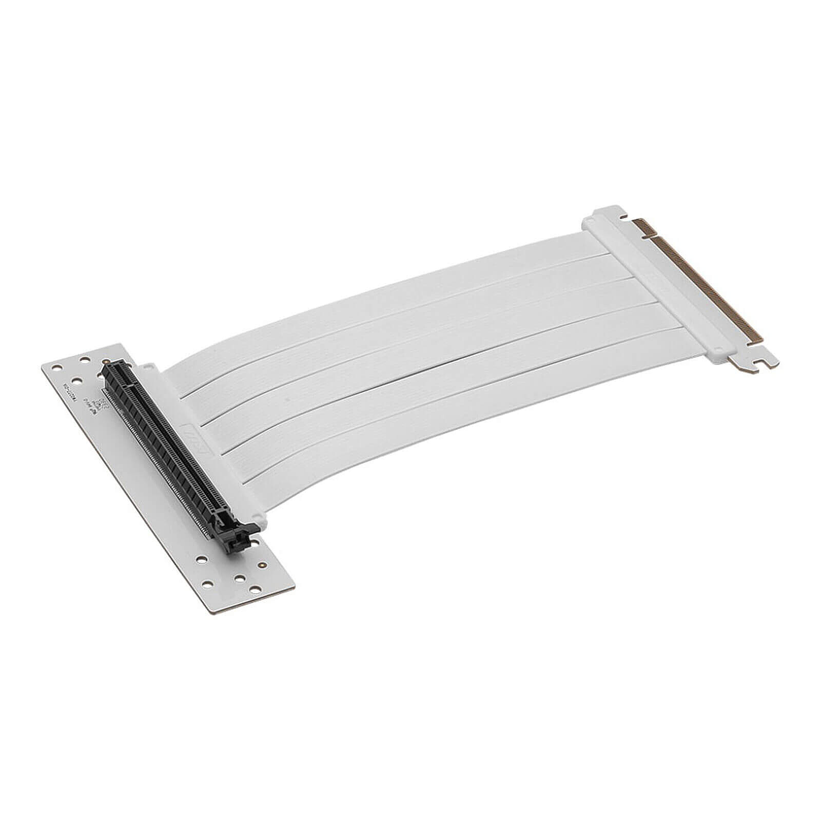 Câble d'alimentation MSI Riser Cable PCIe 4.0 x16 - 180 mm - Blanc - Autre vue
