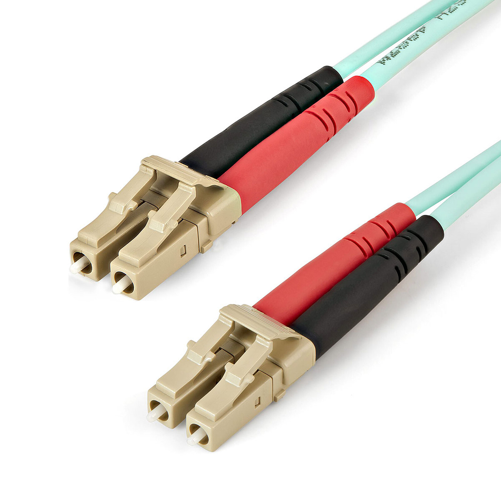 Câble fibre Optique StarTech.com Câble fibre optique 100Gb duplex multimode OM4 50/125 LC/LC - 1 m - Autre vue