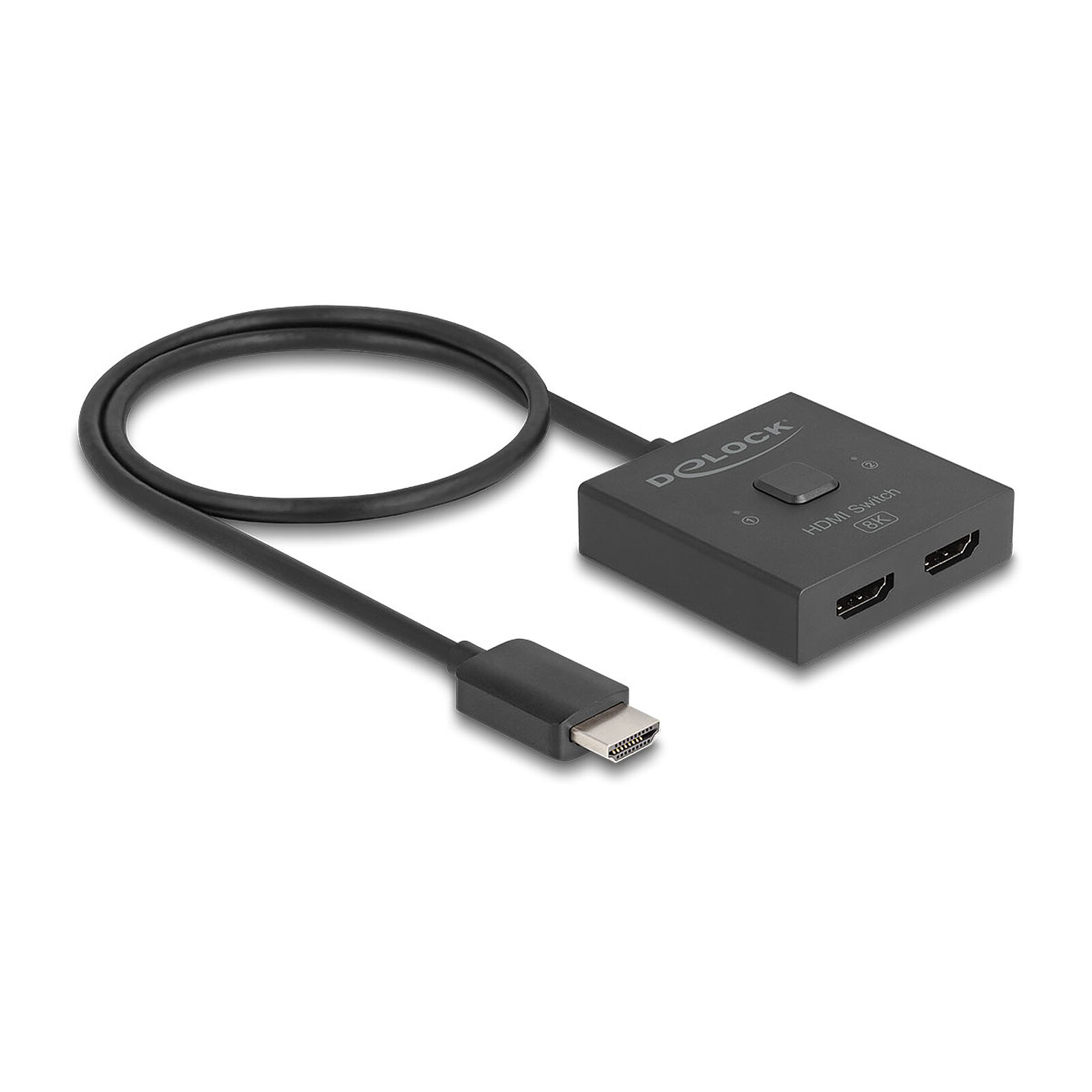 Switch HDMI DeLock Commutateur HDMI 2 ports 8K @ 60 Hz - Autre vue