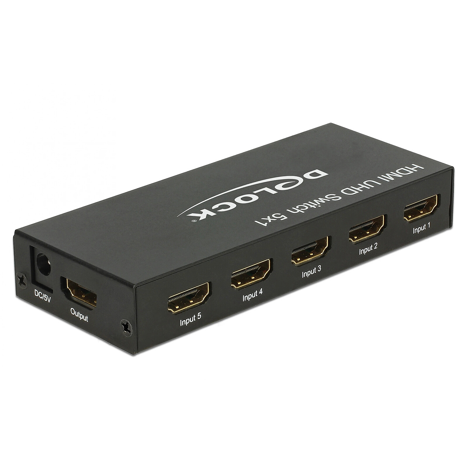 Switch HDMI DeLock Commutateur HDMI 5 ports 4K @ 60 Hz - Autre vue