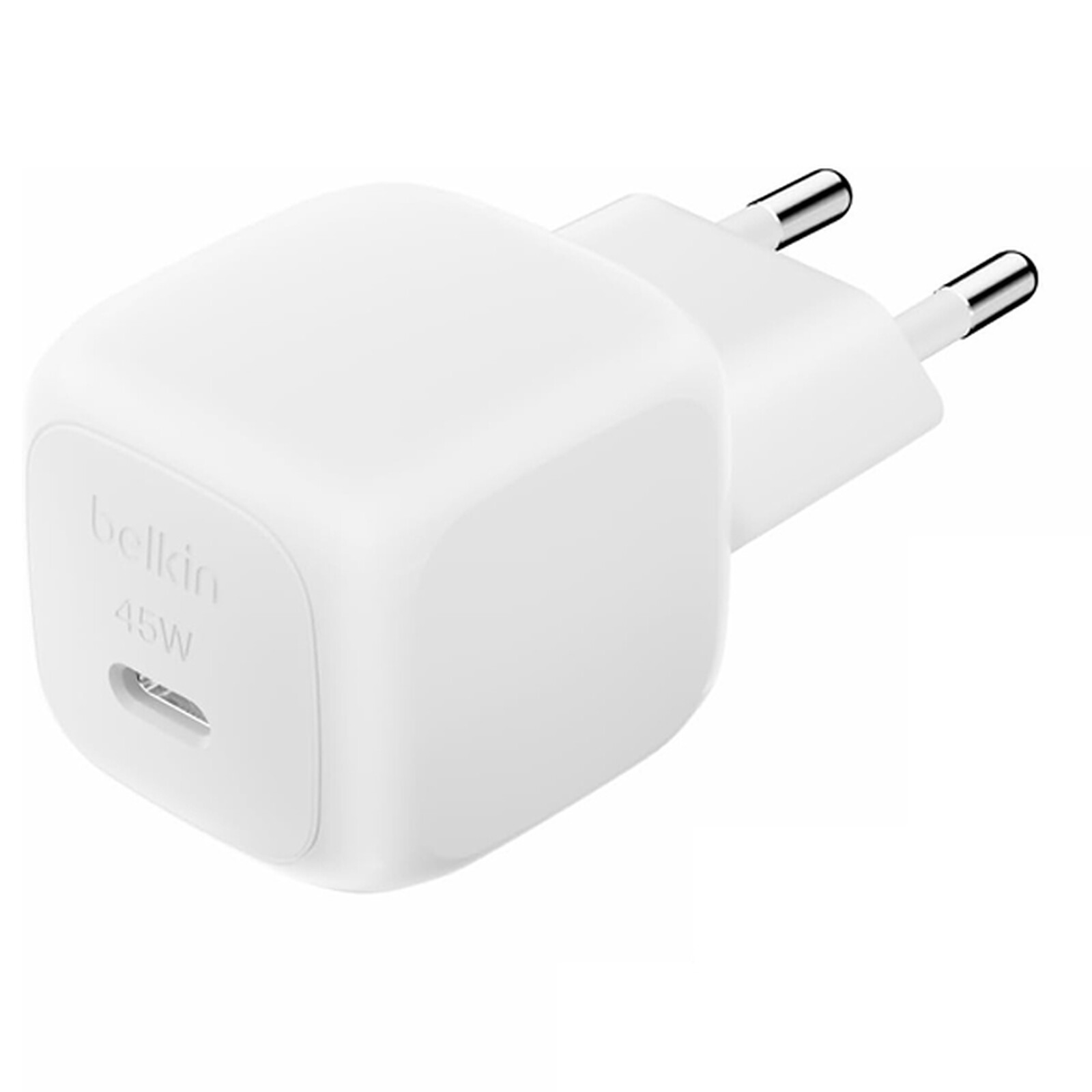 Chargeur Belkin BoostCharge Chargeur Secteur USB-C 45 W - Blanc - Autre vue