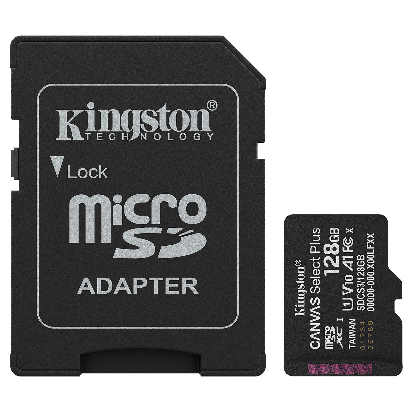 Carte micro SD Kingston Canvas Select Plus SDCS3/128GB - Autre vue