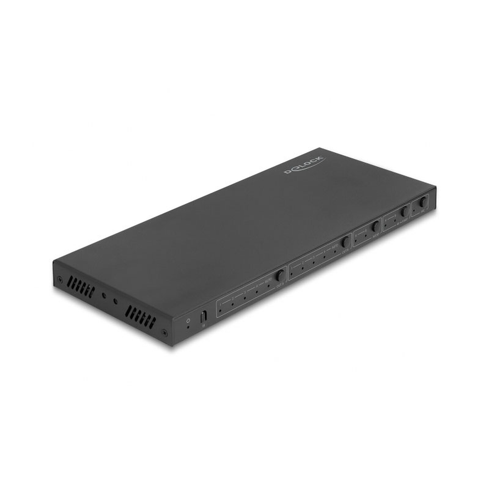Splitter HDMI DeLock Commutateur HDMI Matrix 4 entrées / 2 sorties 4K @ 60 Hz - Autre vue