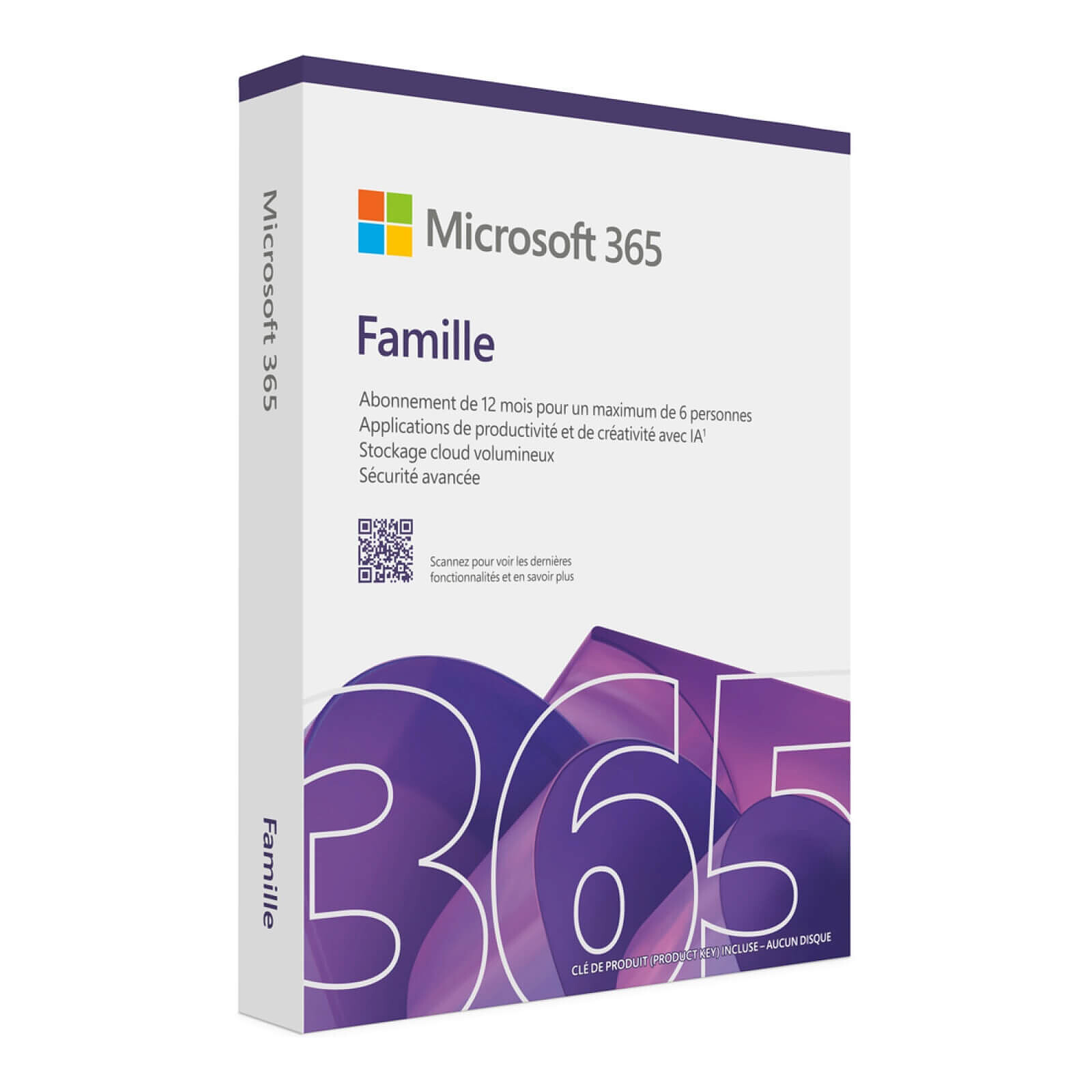 Logiciel bureautique Microsoft 365 Famille (Zone Euro - Français) - Autre vue