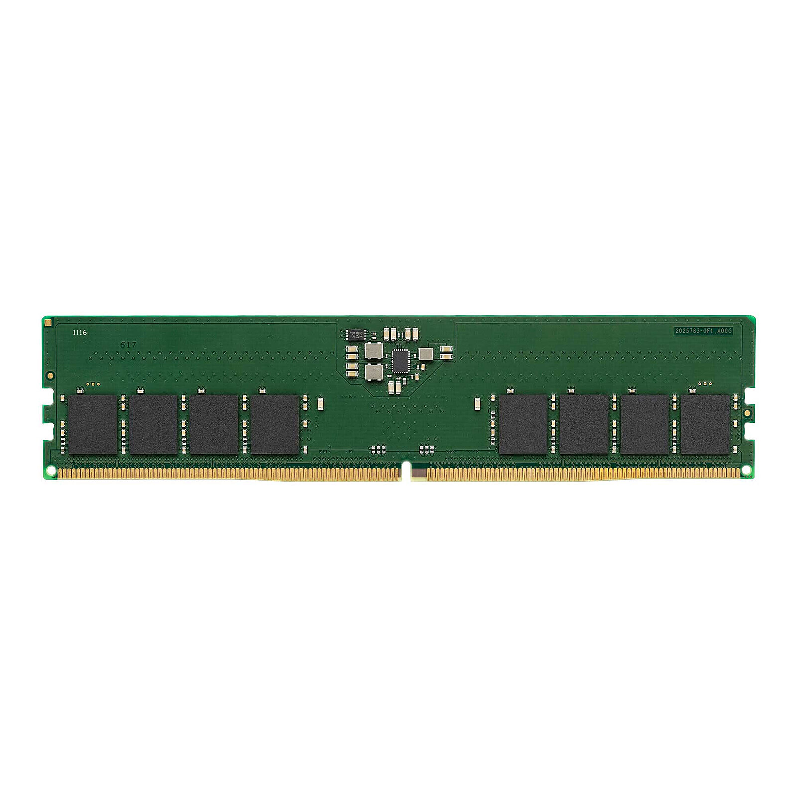 Mémoire RAM Kingston ValueRAM - 1 x 16 Go (16 Go) DDR5 5600 MHz - CL46 1Rx8 - Autre vue