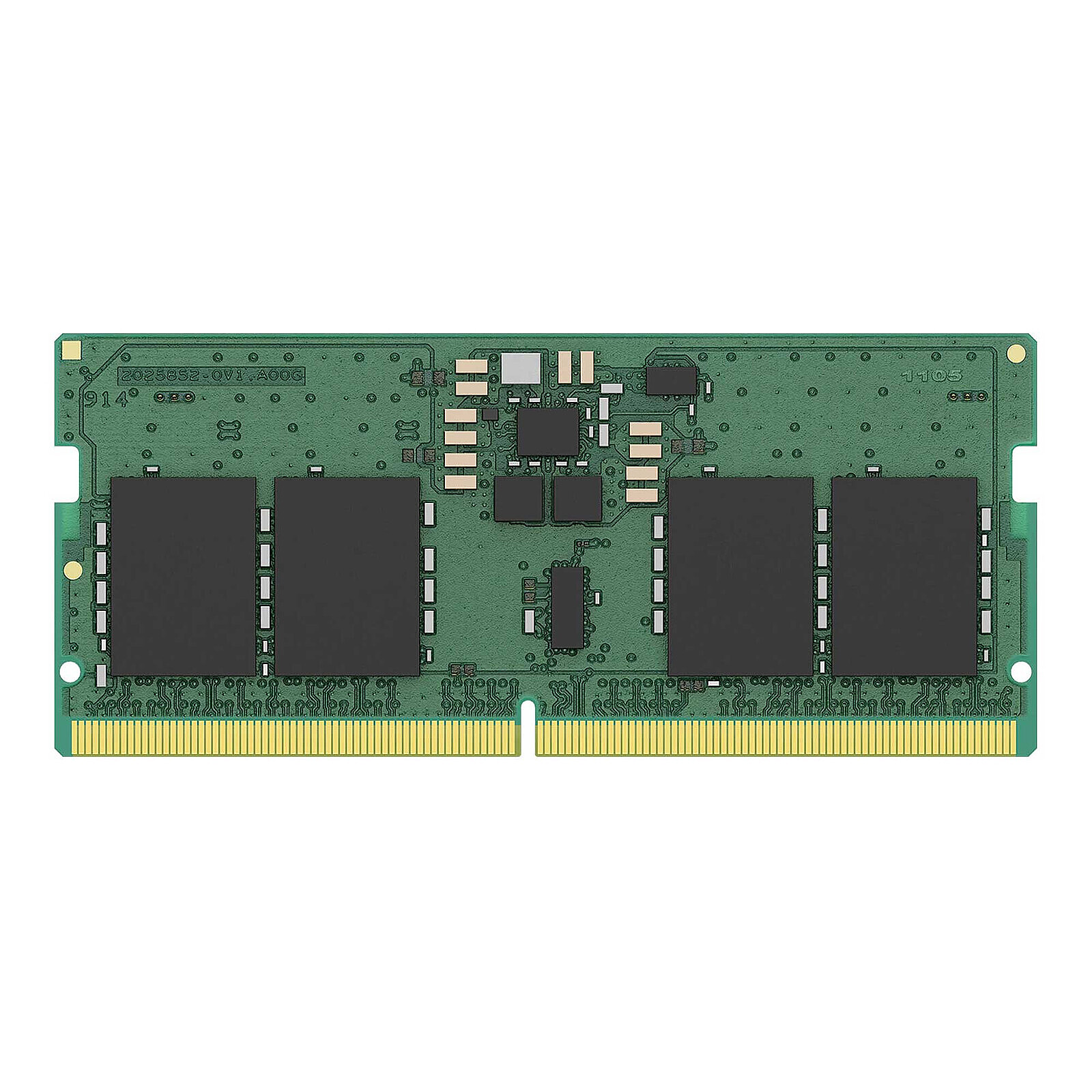 Mémoire RAM Kingston ValueRAM SO-DIMM - 1 x 8 Go (8 Go) DDR5 6400 MHz - CL52 1Rx16 - Autre vue