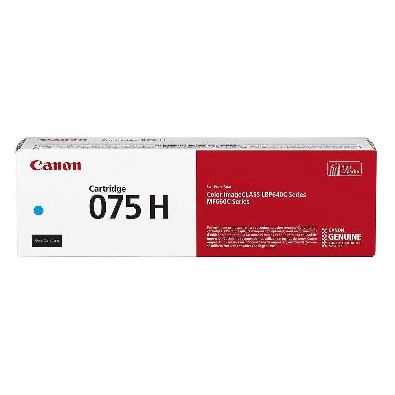 Toner Canon 075 H - Cyan - Autre vue