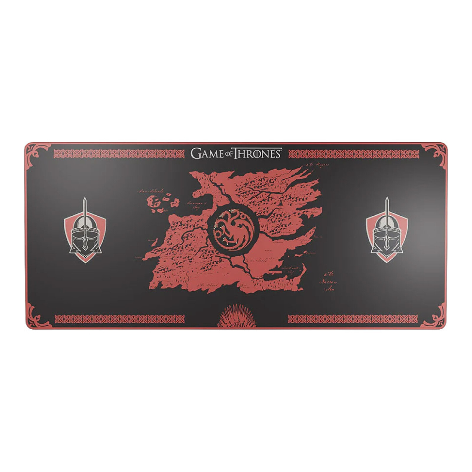 Tapis de souris Lexip x Warner Game of Thrones Mousepad (Targaryen/Noir) - Autre vue