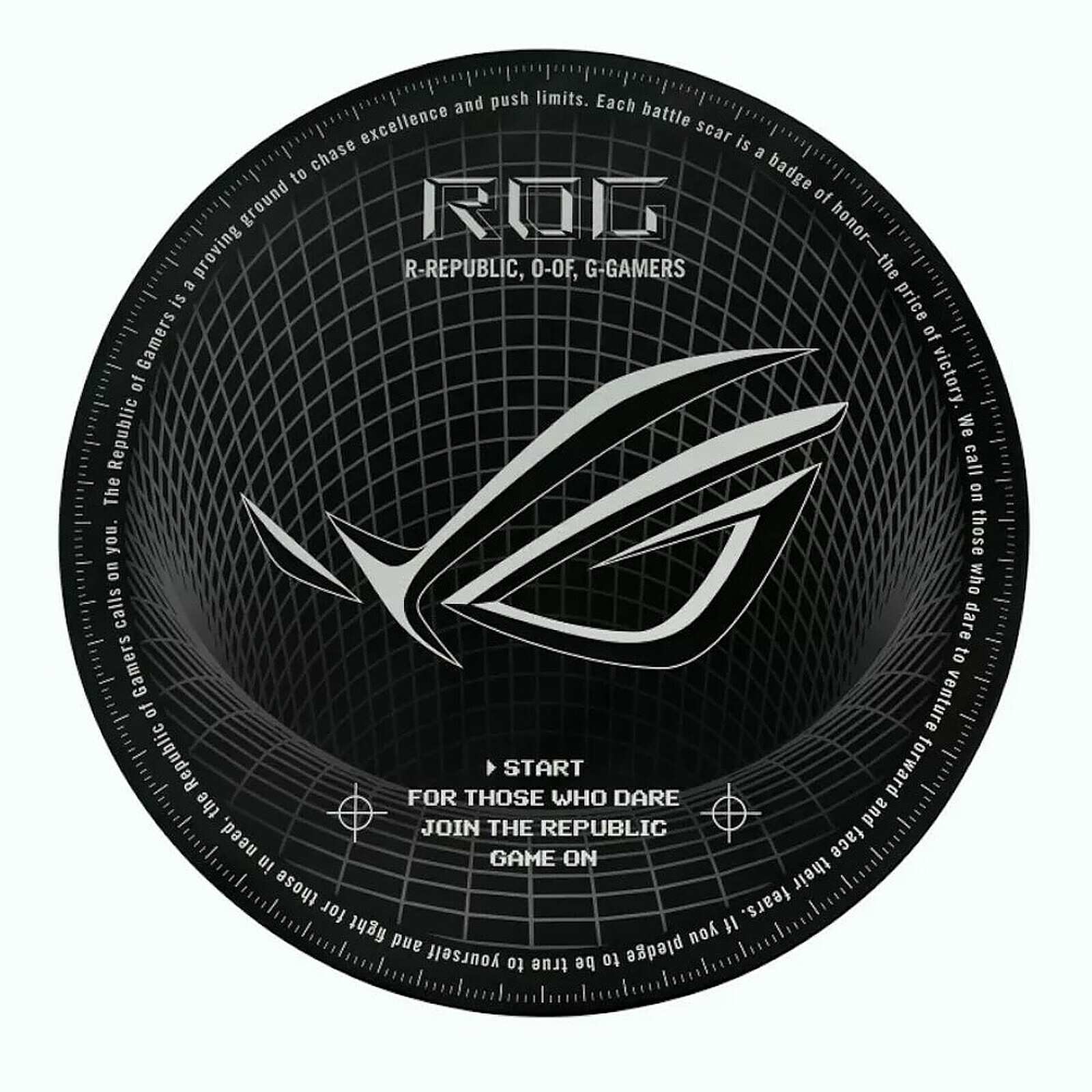 Accessoires base de simracing Asus ROG Cosmic Mat II - Autre vue