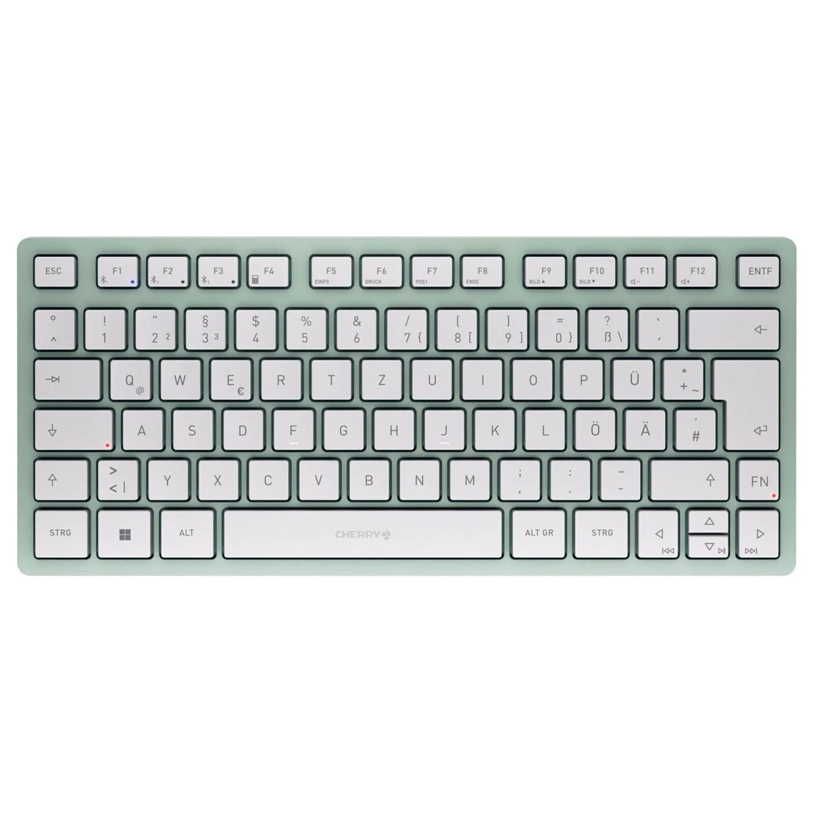 Clavier PC Cherry KW 7100 Mini BT - Vert - Autre vue