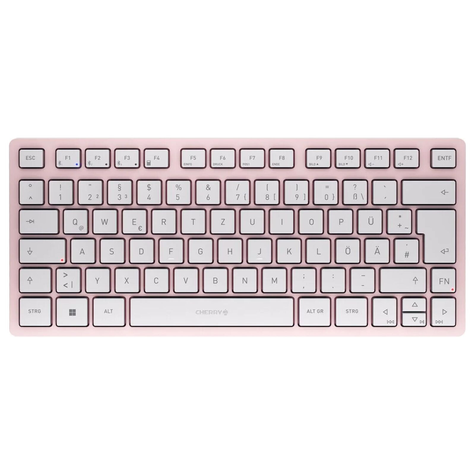 Clavier PC Cherry KW 7100 Mini BT - Rose - Autre vue