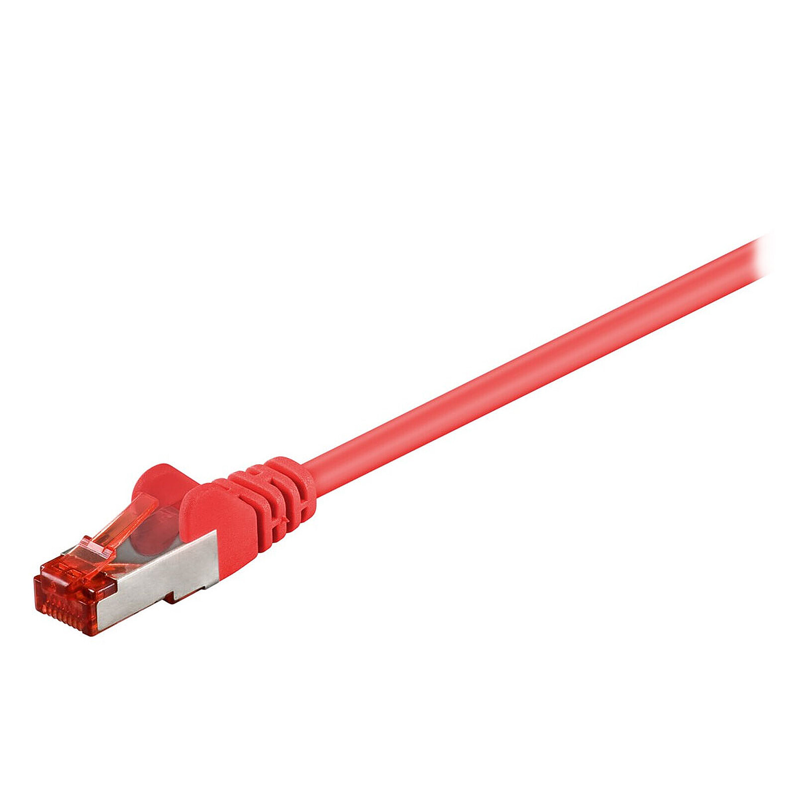 Câble RJ45 Goobay Câble Réseau RJ45 Cat 6 S/FTP 7.5 m (Rouge) - Autre vue