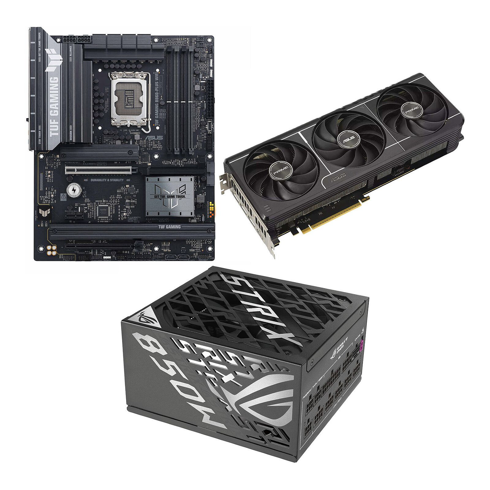 Kit upgrade PC Asus PRIME-RTX5080-16G + TUF GAMING B860-PLUS WIFI + ROG-STRIX-850P-GAMING - Autre vue
