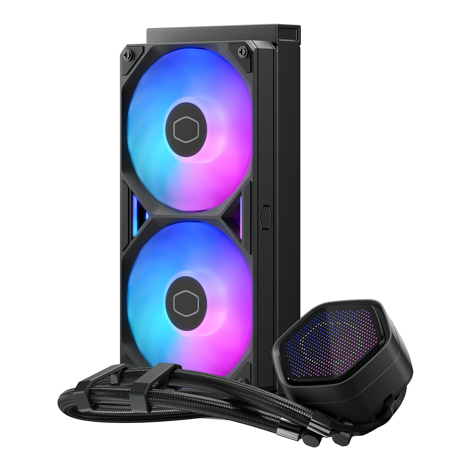Watercooling AIO Cooler Master MasterLiquid 240 Atmos II Pixel LED - Noir - Autre vue