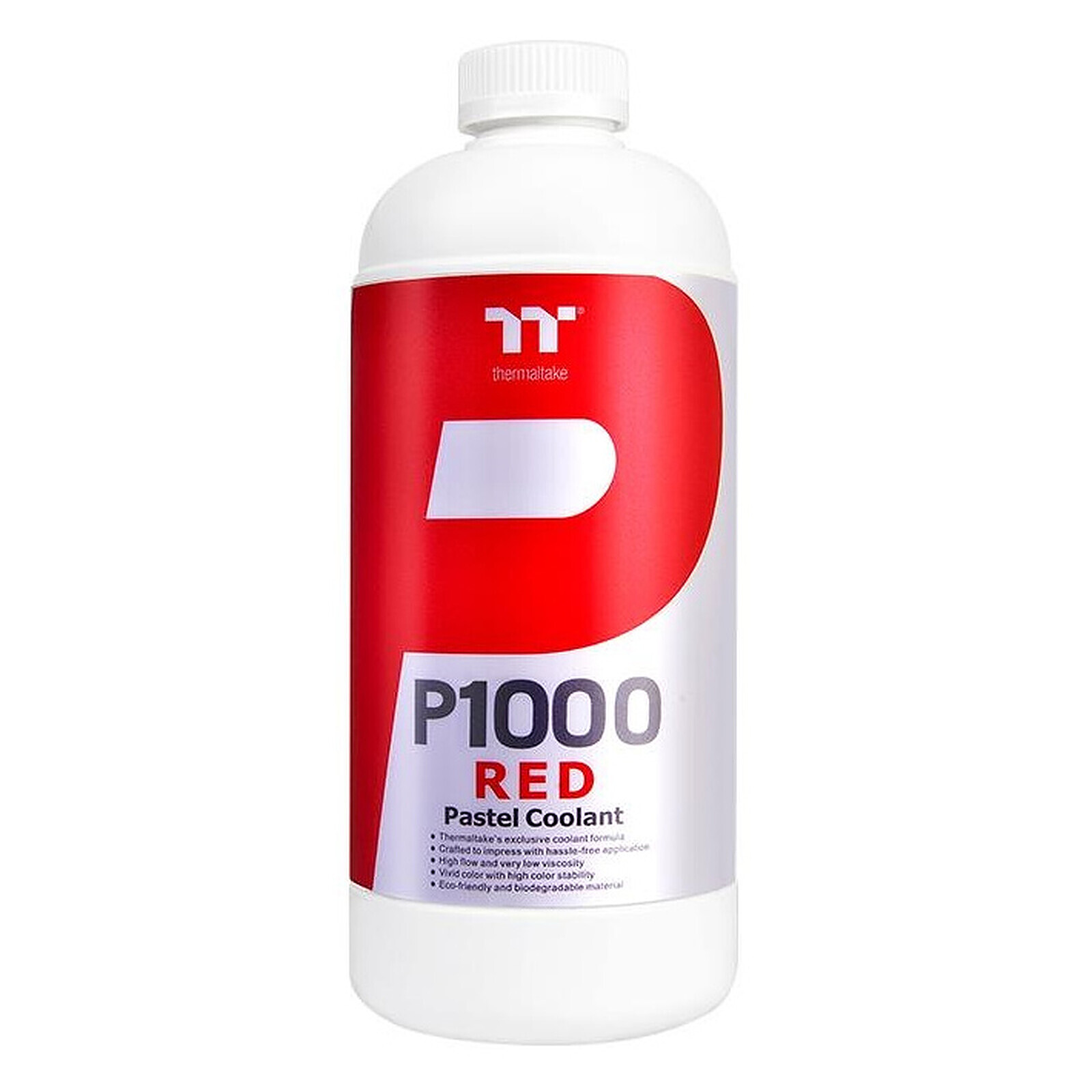 Watercooling Custom Thermaltake P1000 Pastel 1L - Rouge - Autre vue