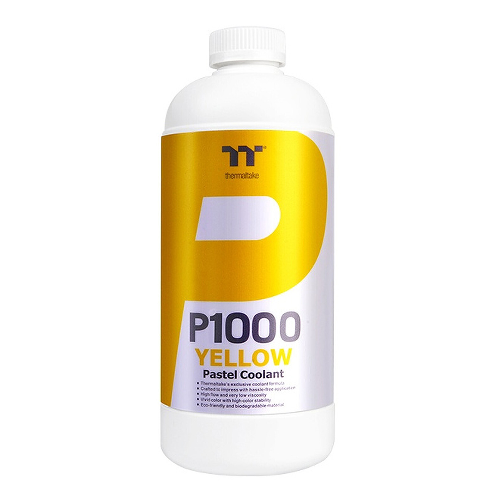 Watercooling Custom Thermaltake P1000 Pastel 1L - Jaune - Autre vue