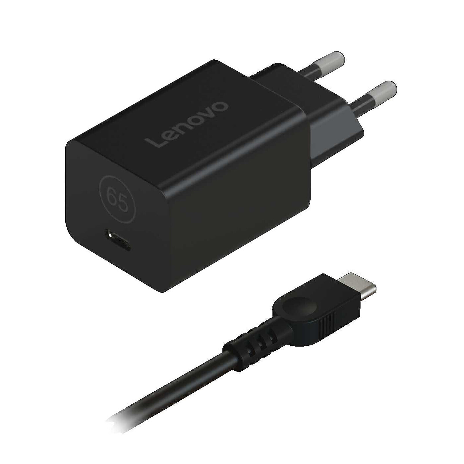 Chargeur PC portable Lenovo Adaptateur secteur GaN Nano 65W USB-C - 40AWGN65EU - Autre vue