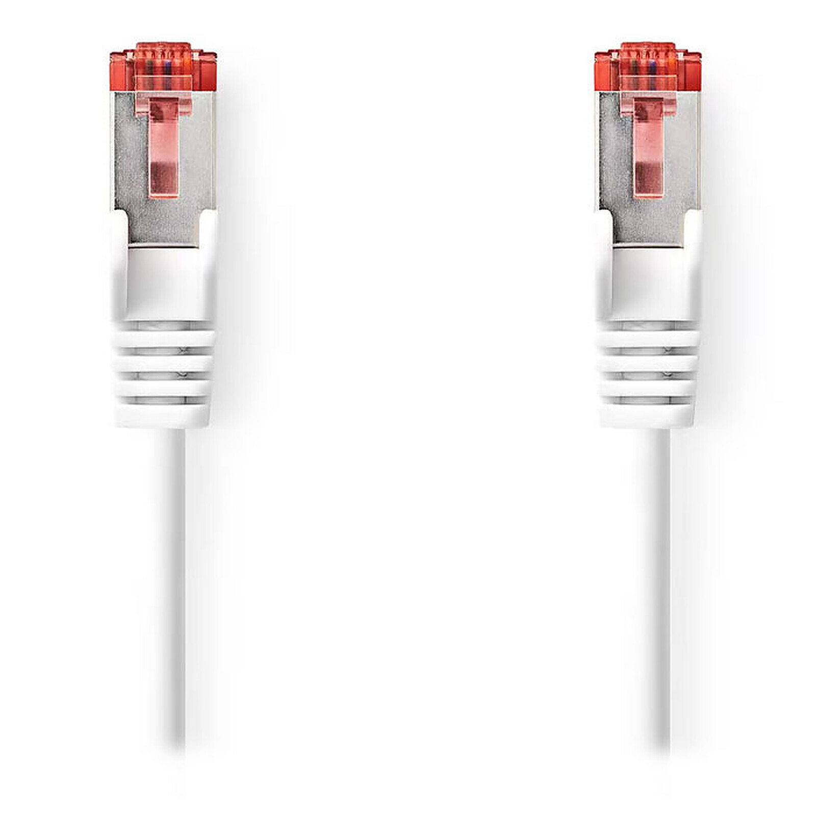 Câble RJ45 Nedis Câble RJ45 catégorie 6 S/FTP 7.5 m - Blanc - Autre vue