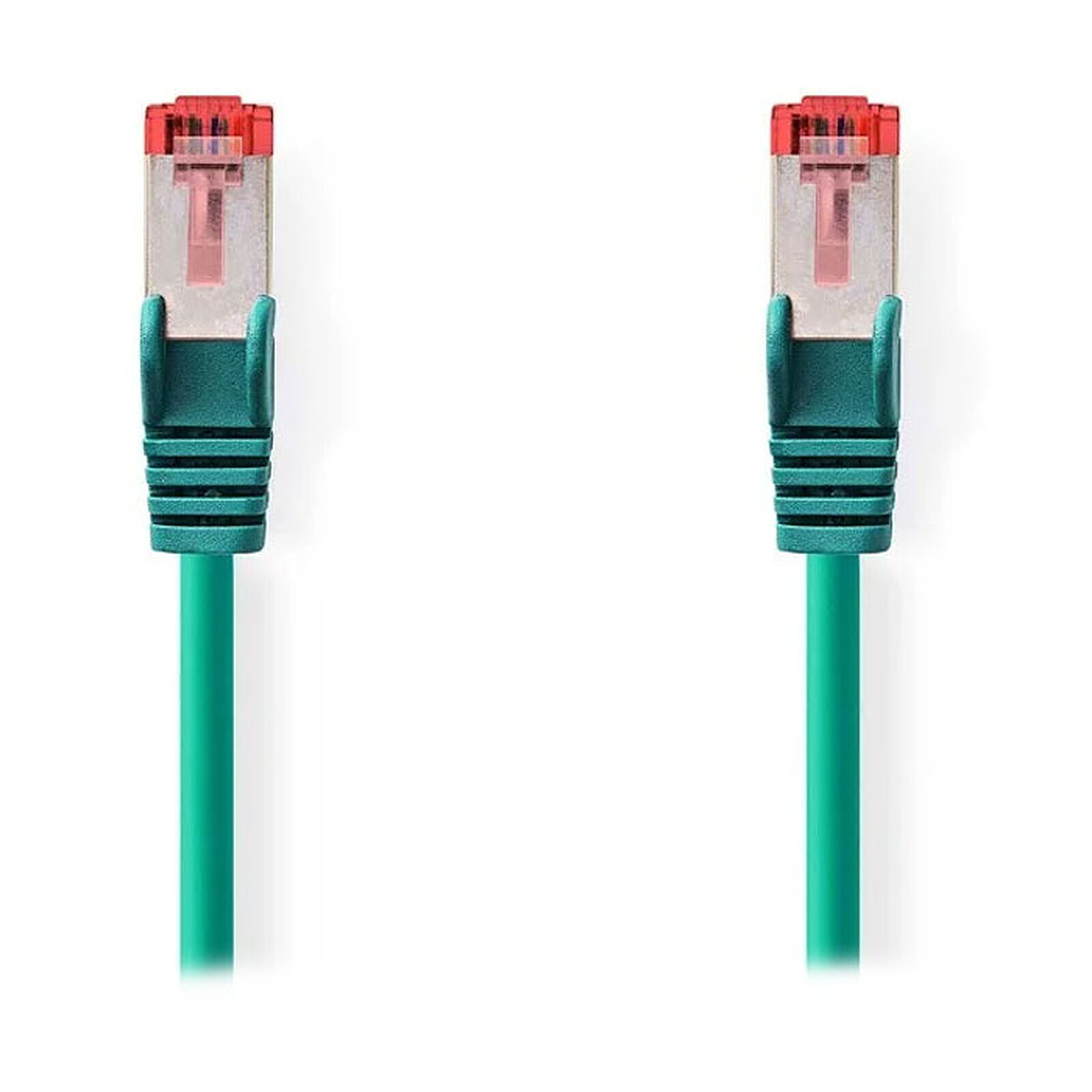 Câble RJ45 Nedis Câble RJ45 catégorie 6 S/FTP 0.25 m - Vert - Autre vue