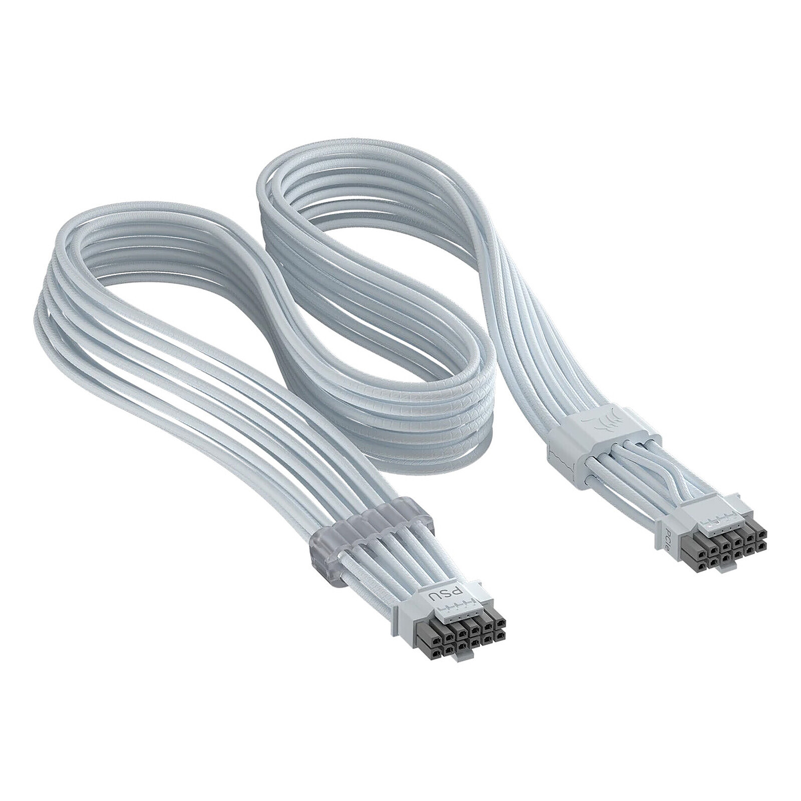 Câble d'alimentation Corsair ThermalProtect PCIe 5.1 600 W 12V-2x6 - Blanc - Autre vue