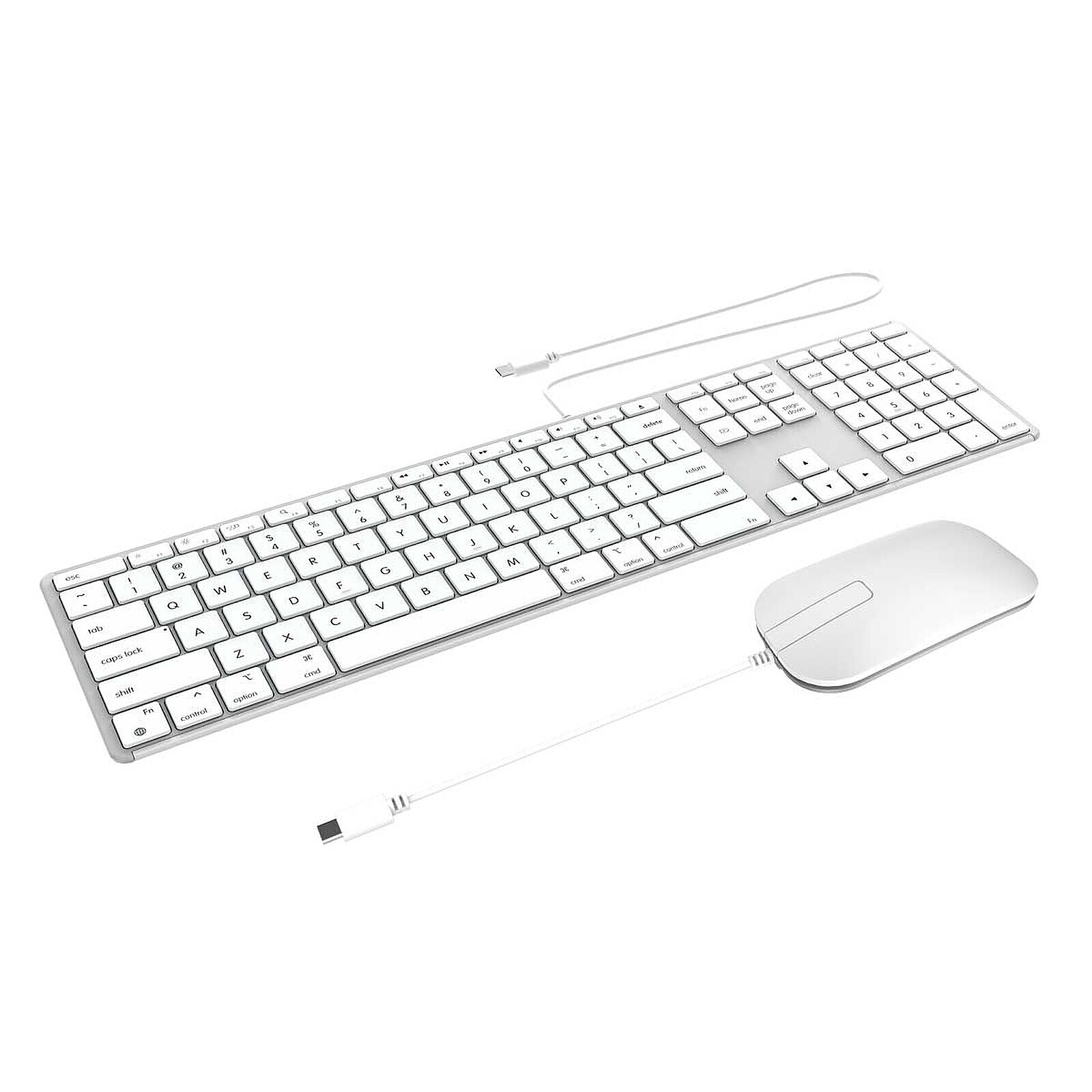 Clavier souris bureautique Zagg Keyboard & Mouse Combo Argent - Autre vue