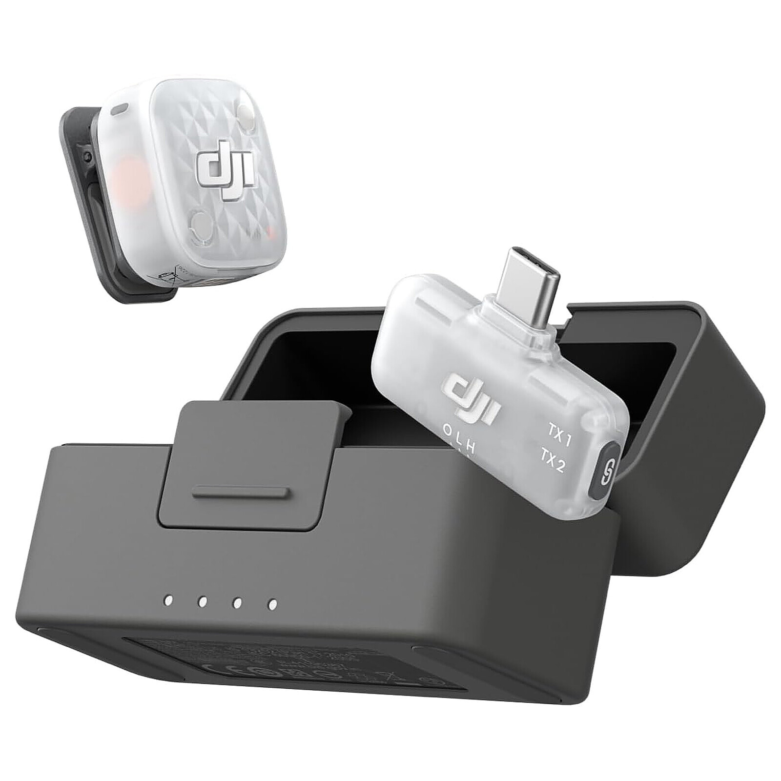 Microphone DJI Mic Mini 2S (1 TX + 1 Mobile RX + Charging Case) - Autre vue