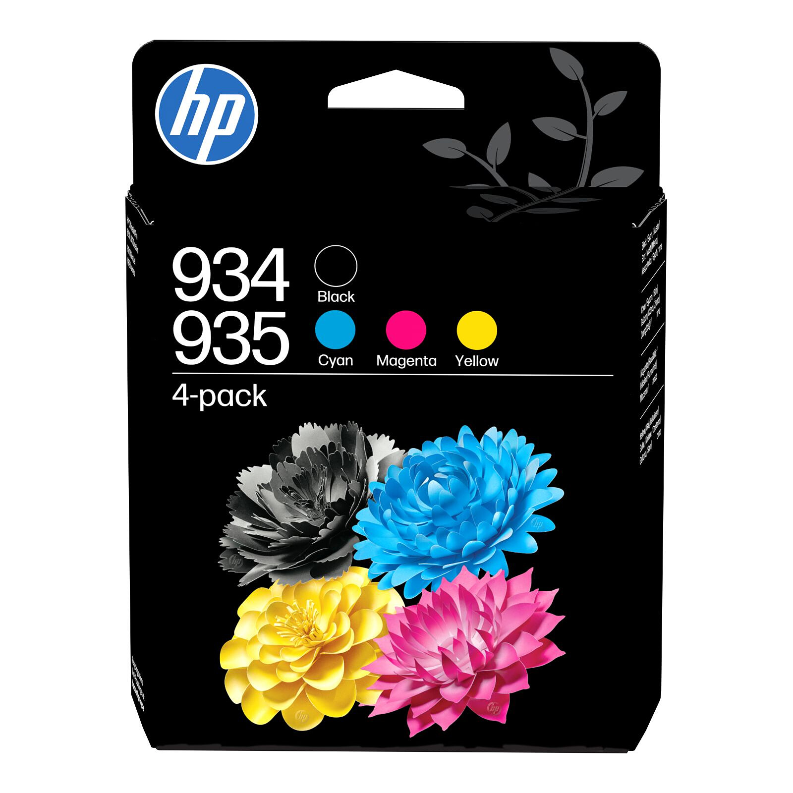 Cartouche d'encre HP 934/935 (6ZC72AE-LS1) - Pack de 4 cartouches d'encre Noir/Cyan/Magenta/Jaune - Autre vue