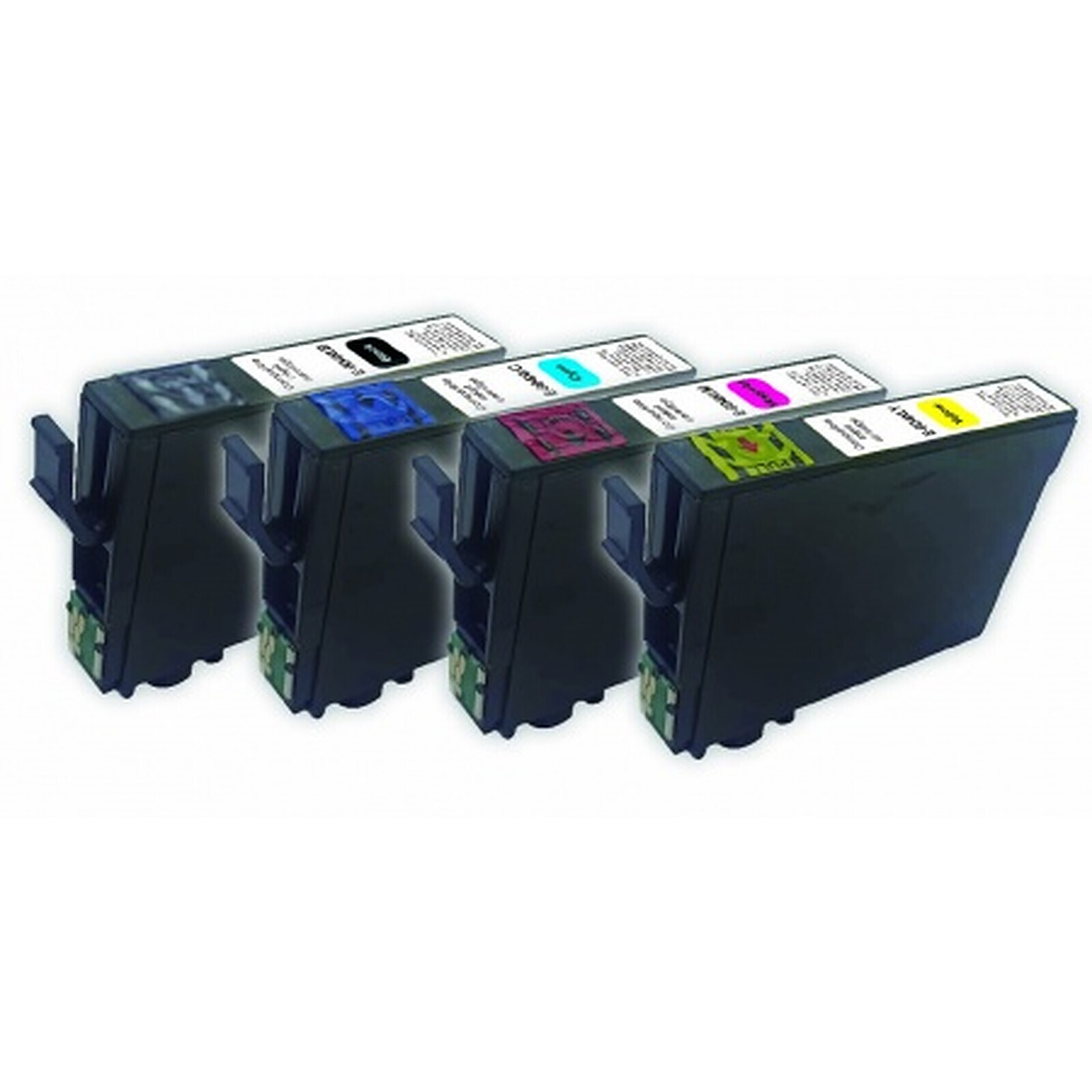 Cartouche d'encre Multipack compatible Epson 604XL Ananas (noir + cyan + magenta + jaune) - Autre vue