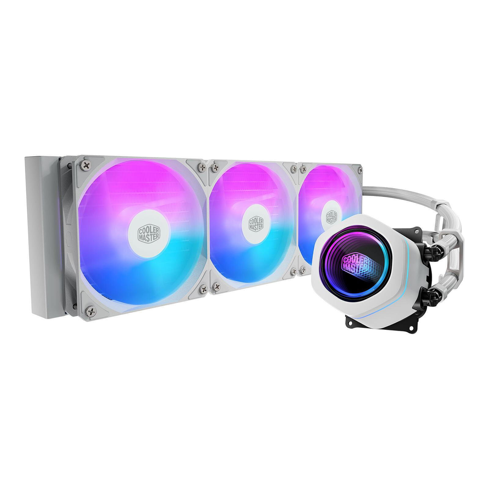 Watercooling AIO Cooler Master MasterLiquid 360 Core Nex Blanc - Autre vue