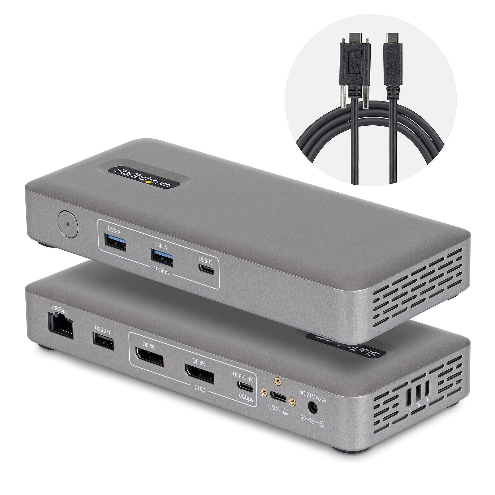 Hub USB StarTech.com 208UE-USB4-DOCK - Autre vue